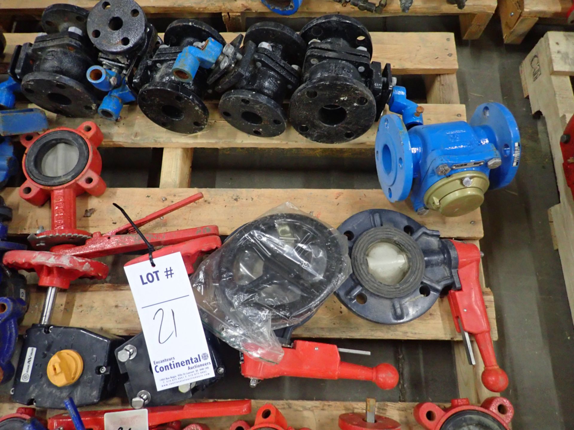 LOT OF ASSORTED BUTTERFLY VALVES, APPROX. 22 PS / LOT DE VALVES PAPILLON - Bild 5 aus 5