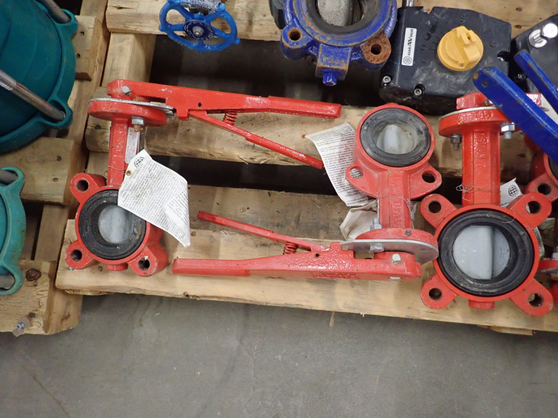 LOT OF ASSORTED BUTTERFLY VALVES, APPROX. 22 PS / LOT DE VALVES PAPILLON - Bild 2 aus 5