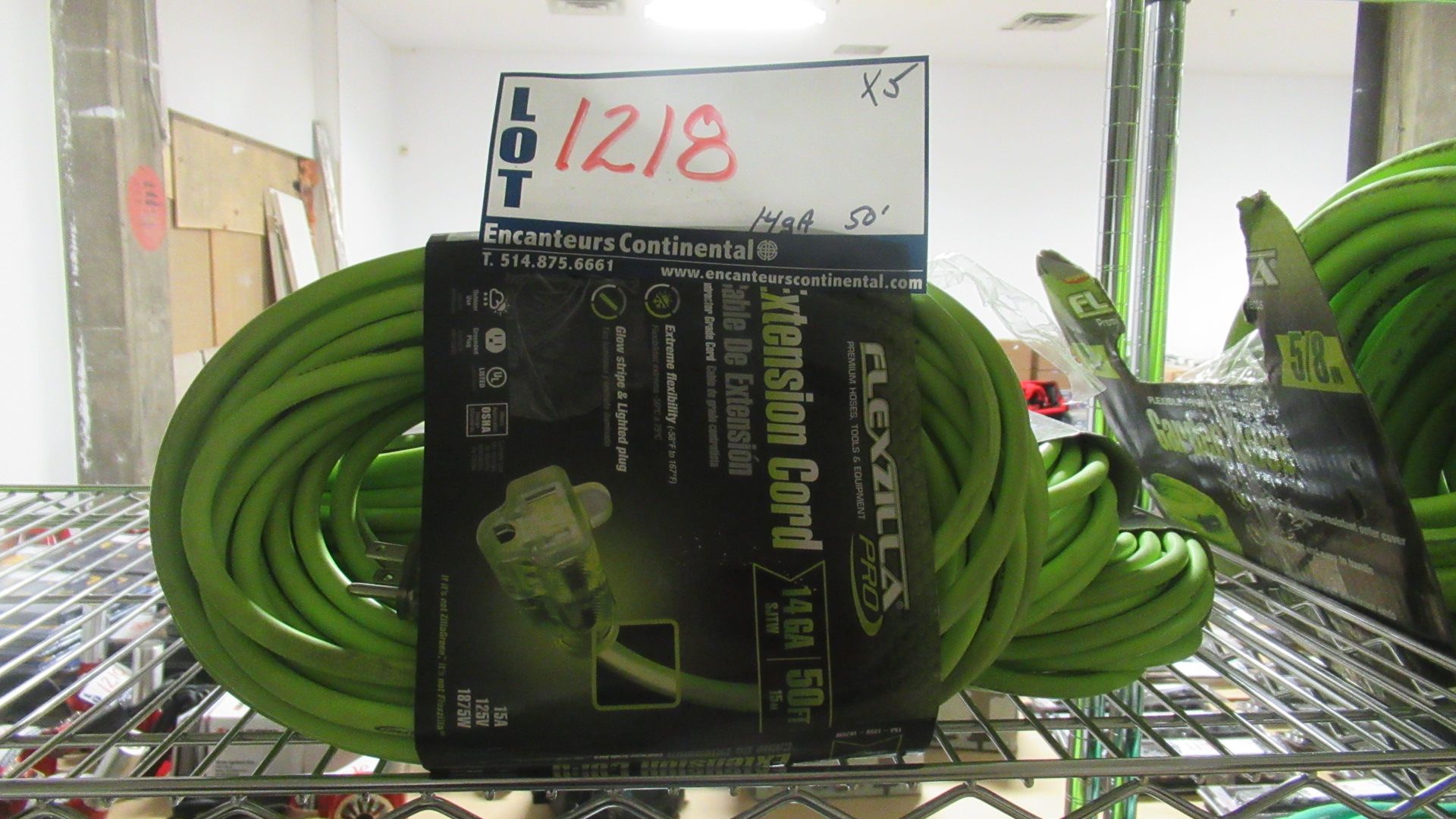 CABLE D'EXTENSION 50' 14GA 'FLEXZILLA'