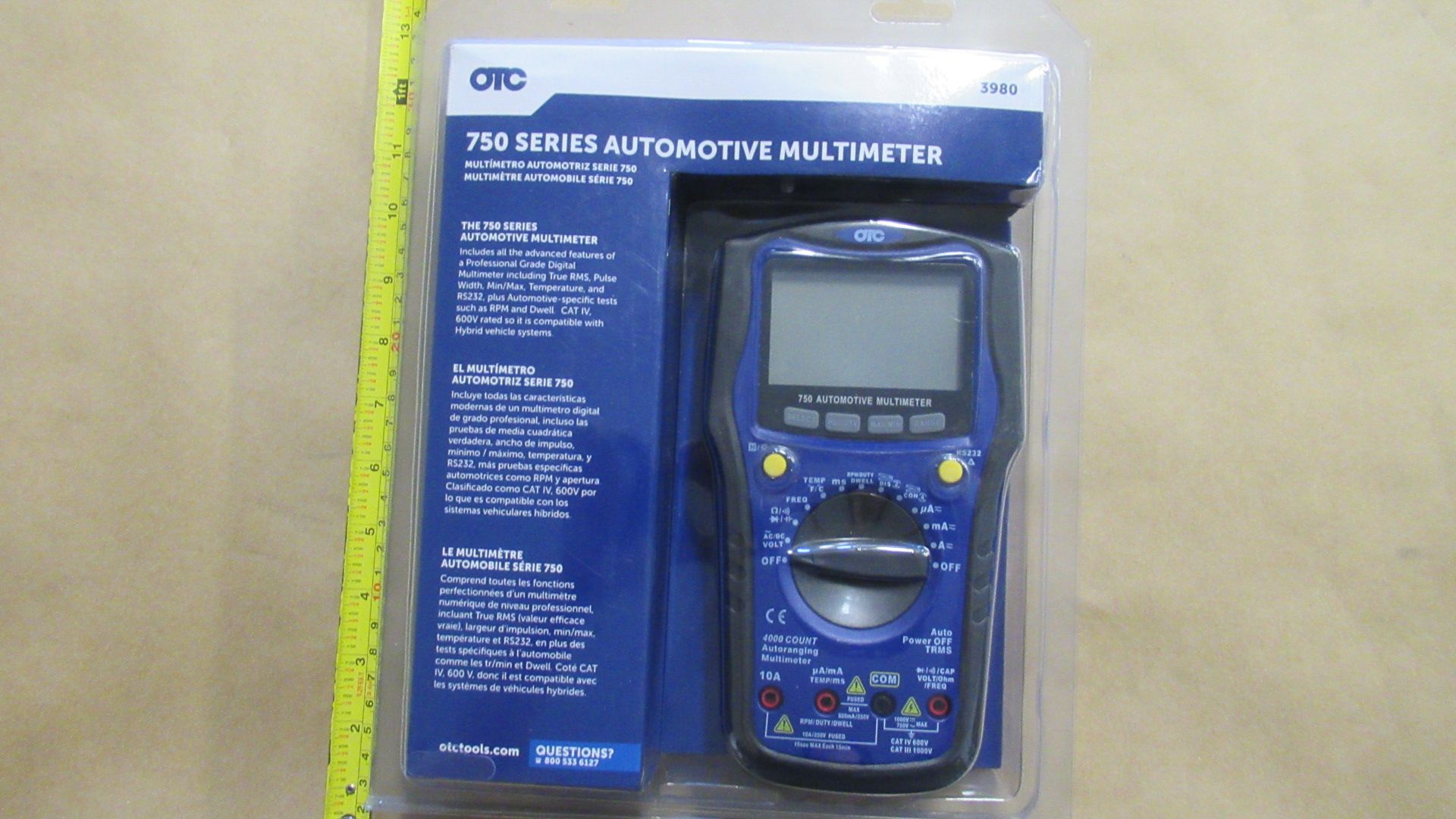 MULTIMETER AUTOMOBILE SERIES 750 OTC #3980