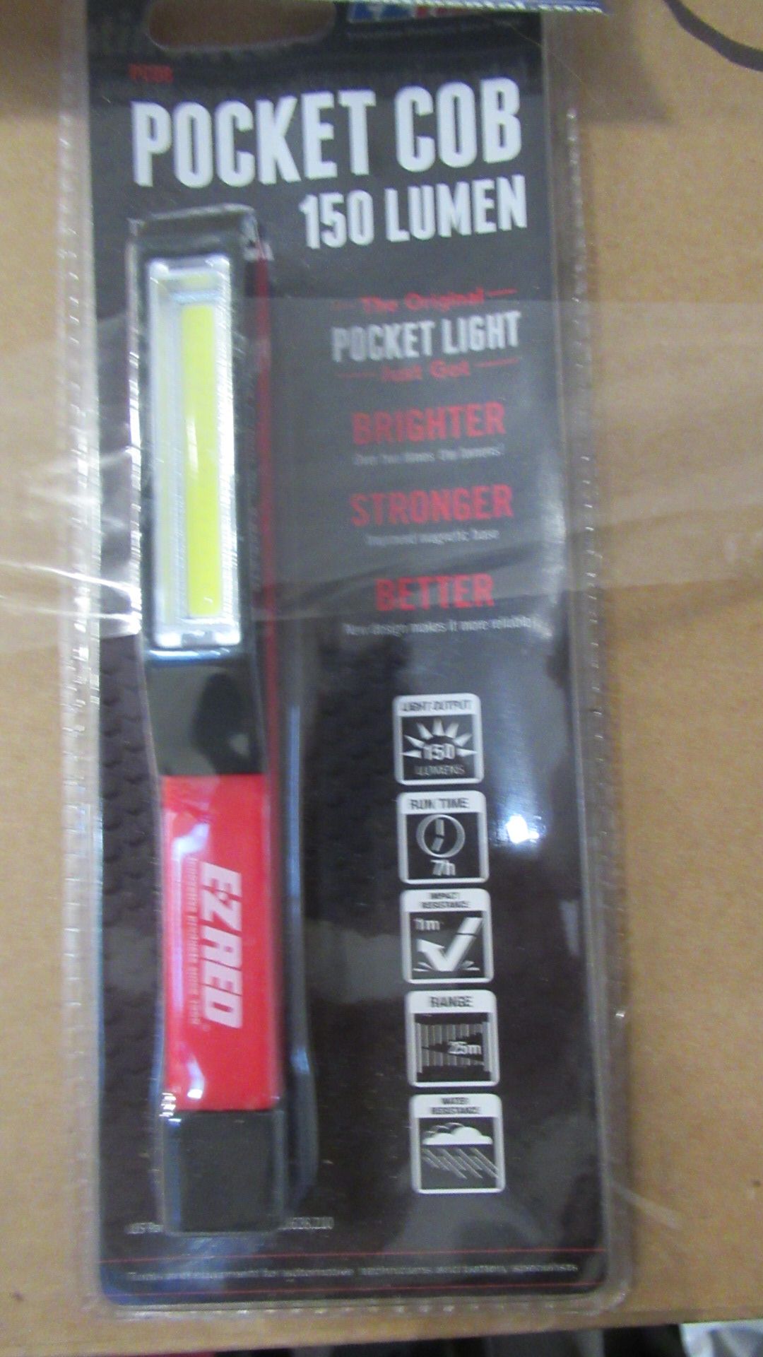 LAMPE POCKET COB 150 LUMEN ROUGE E-Z RED PCOB