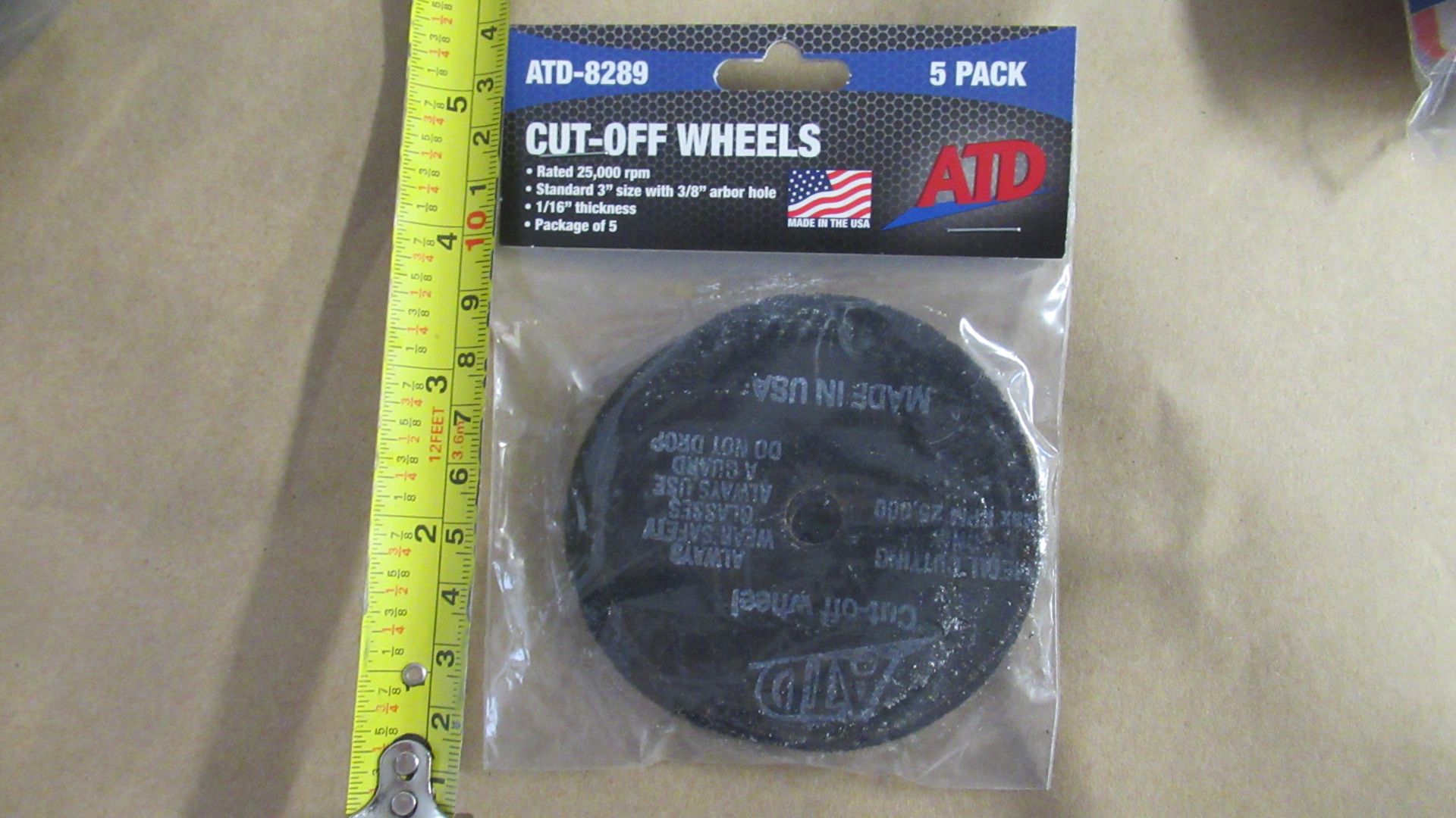 CUT OFF WHEELS ATD 8289