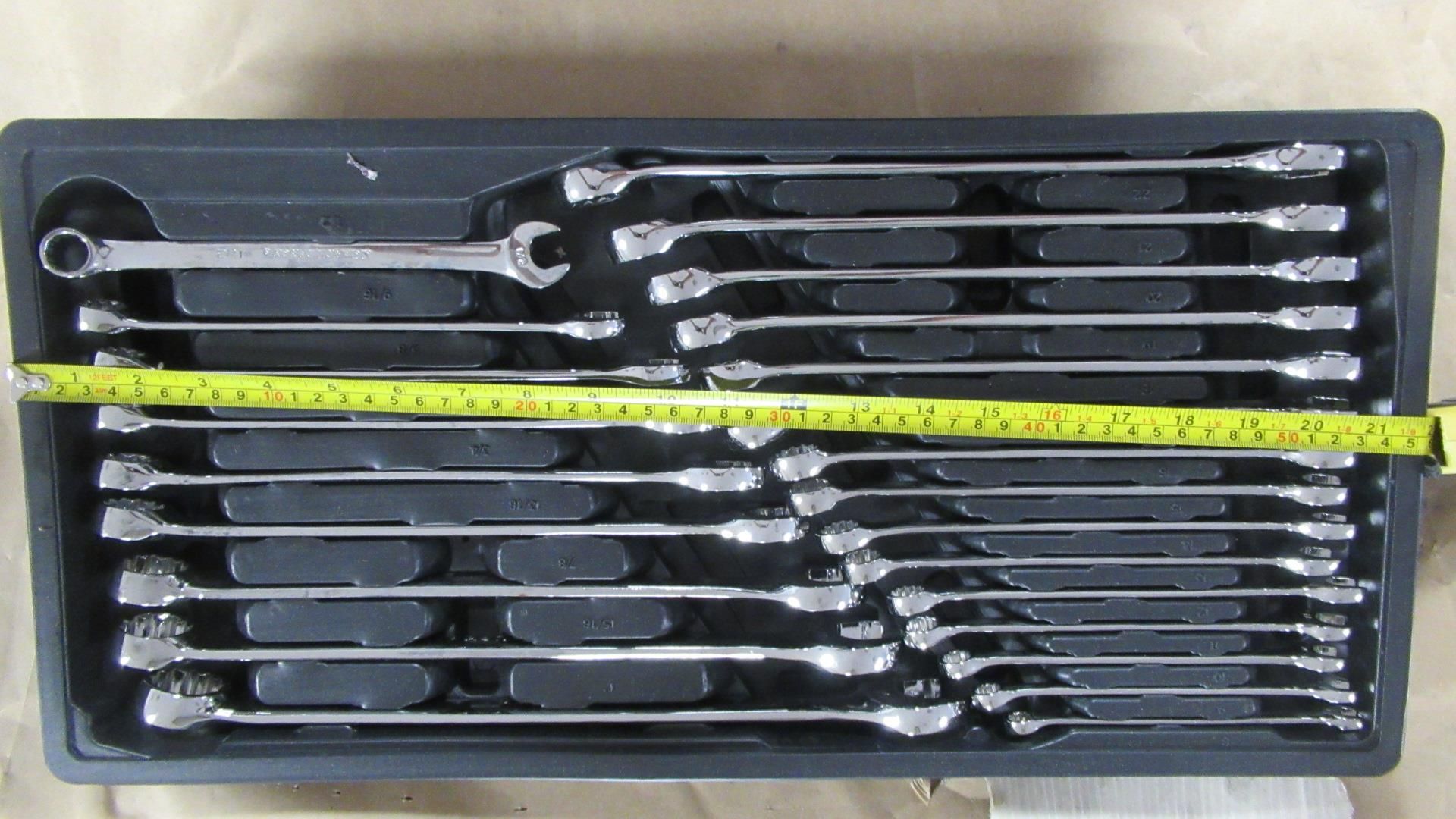 24 PC SAE/METRIC LONG FIXED COMBINATION WRENCH SET GW 81900