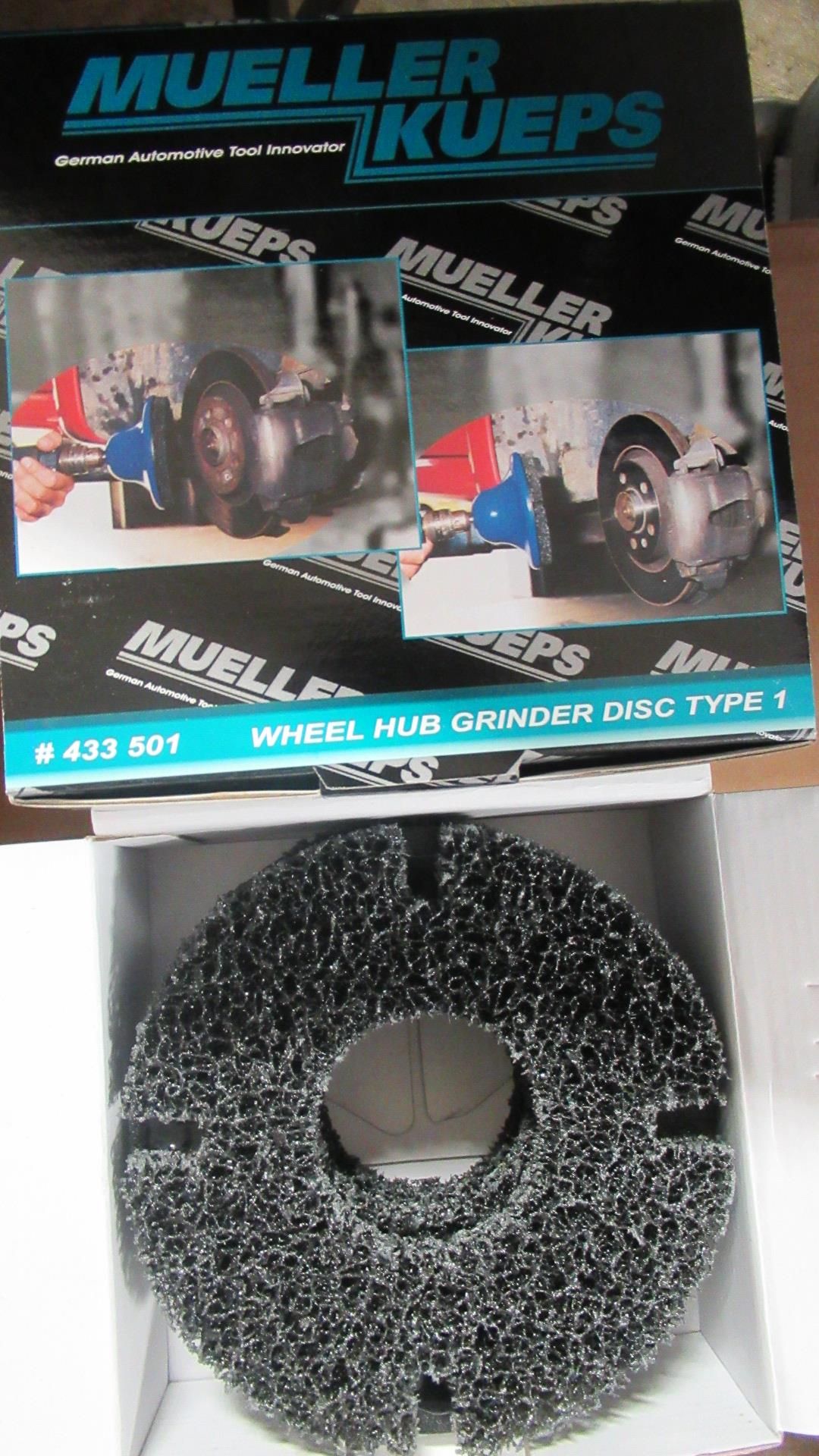 WHEEL HUB GRINDER DISC TYPE 1 MUELLER #433-501