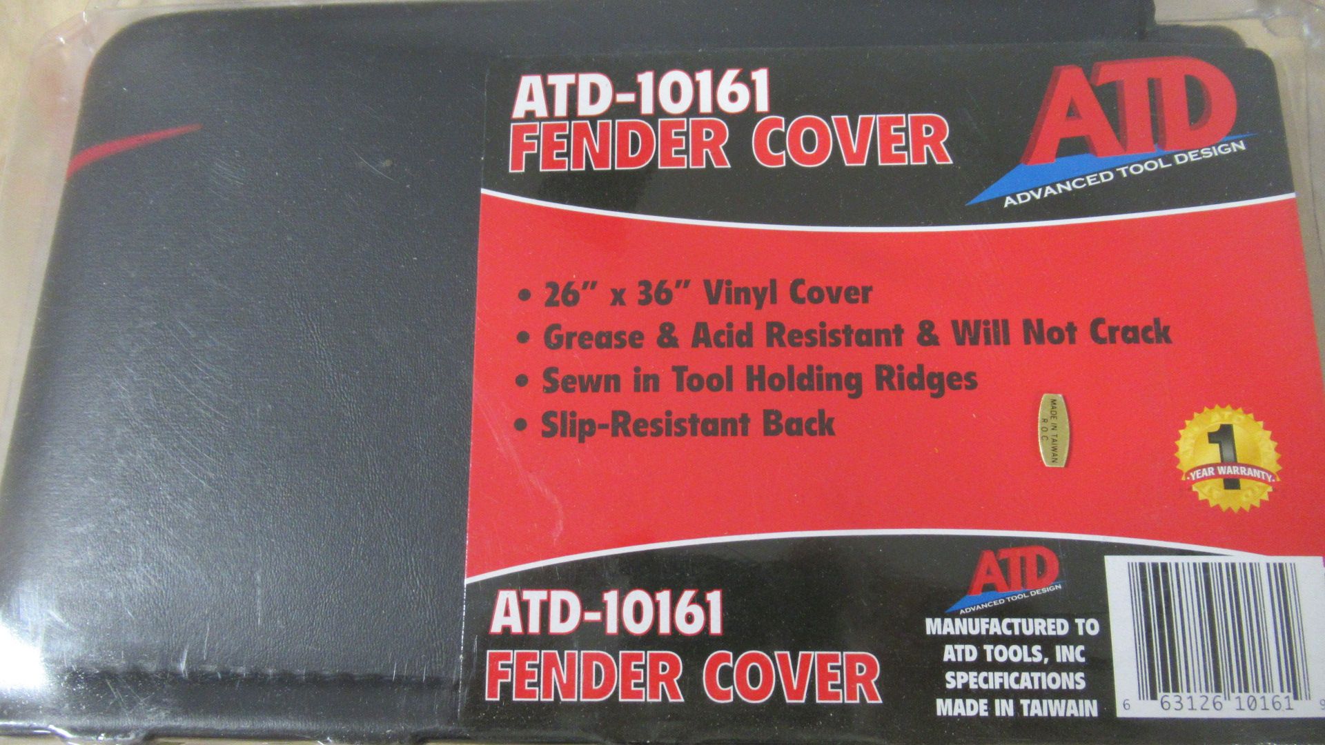 VINYL FENDER COVER 26"x36" ATD-10160