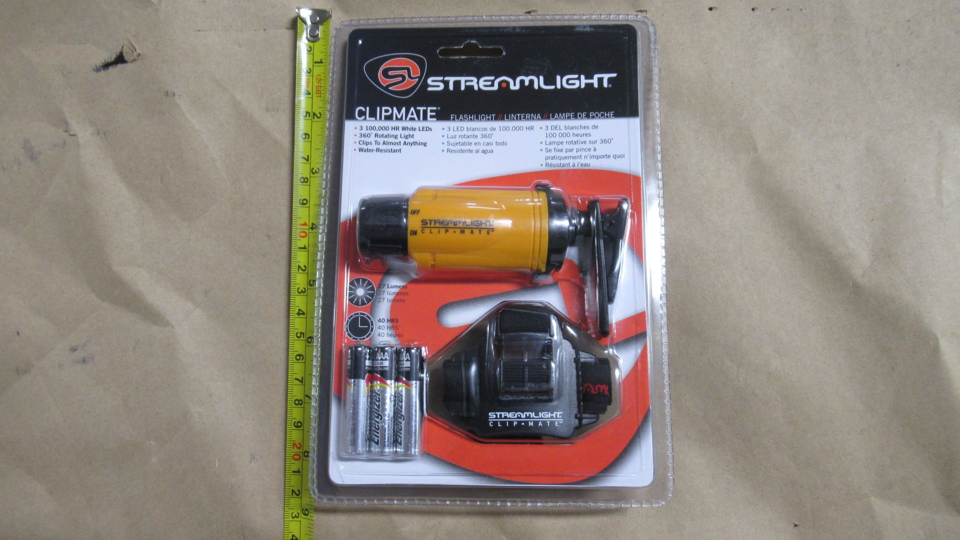 LAMPE DE POCHE CLIPMATE STREAMLIGHT