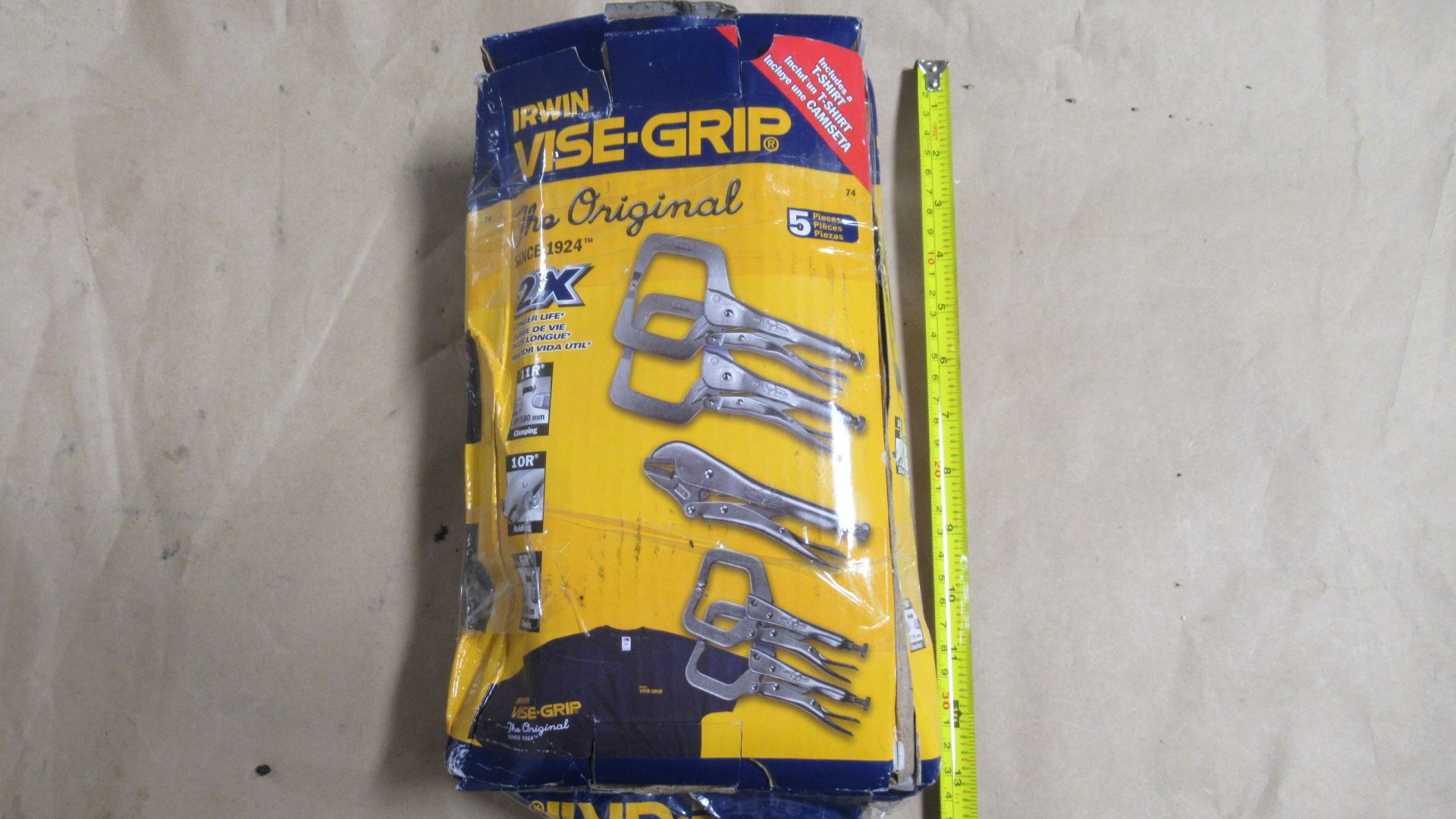 5 PC ENS DE VISE GRIP IRWIN # 74