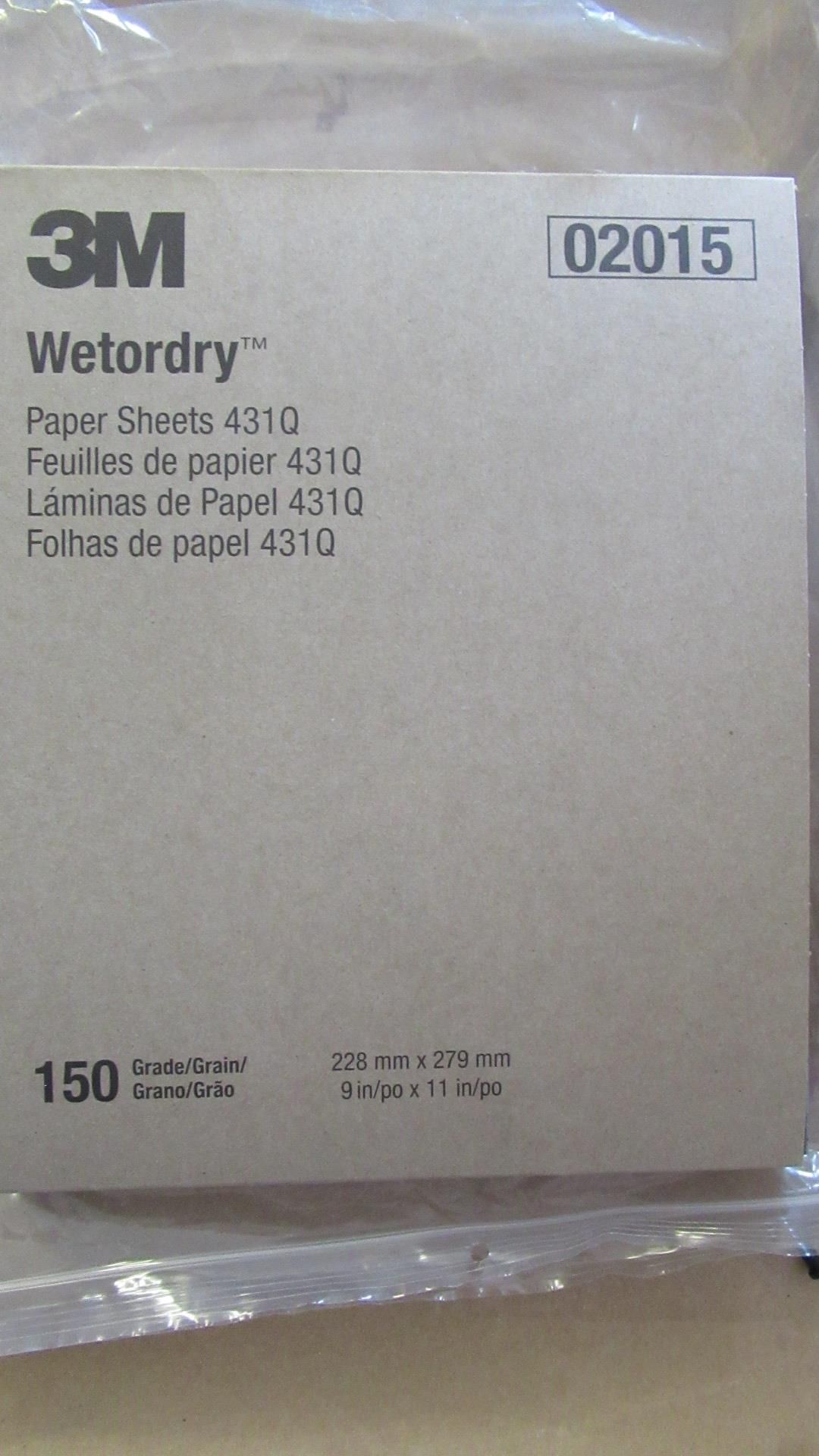 FEUILLES DE PAPIER 431Q WETORDRY 3M-02015