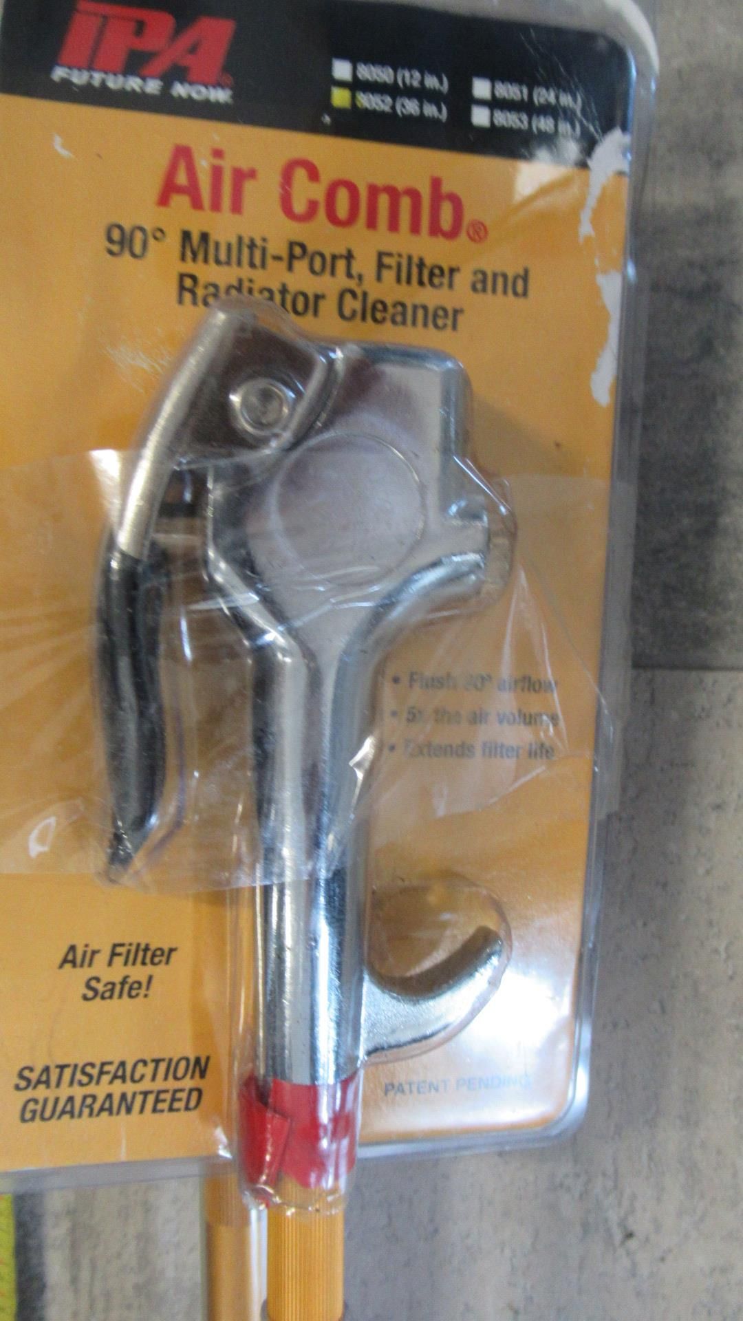 36" AIR COMB 90' MULTI-PORT FILTRE TRADIATOR CLEANER IPA 8052 - Image 2 of 2