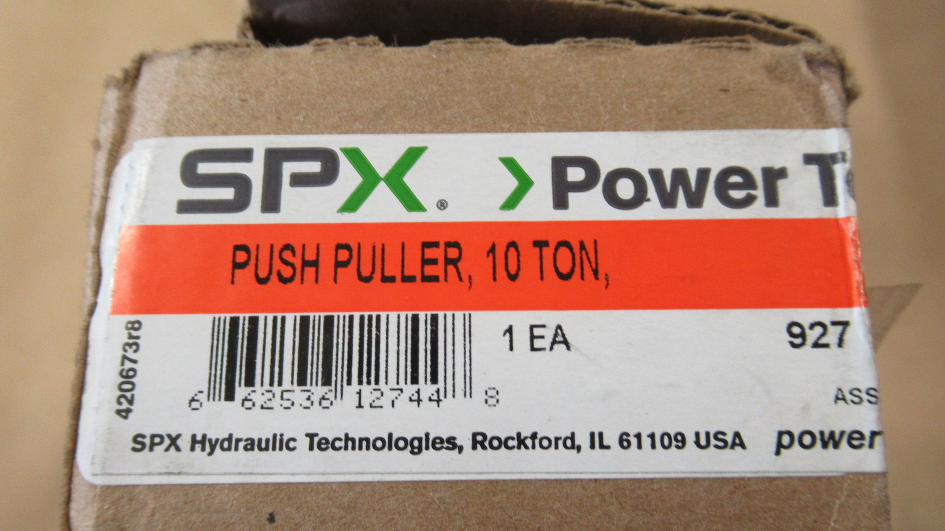 PUSH PULLER 10t SPX 927 - Image 2 of 2