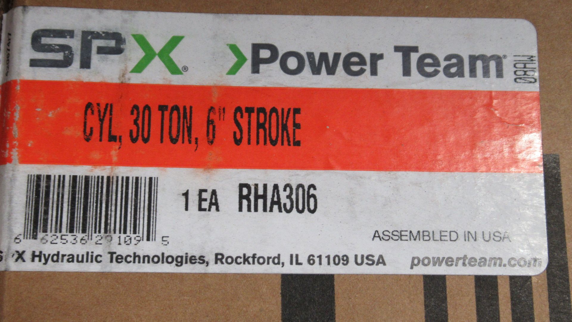 CYLINDER 30t 6" STROKE SPX RHA306 - Image 2 of 2