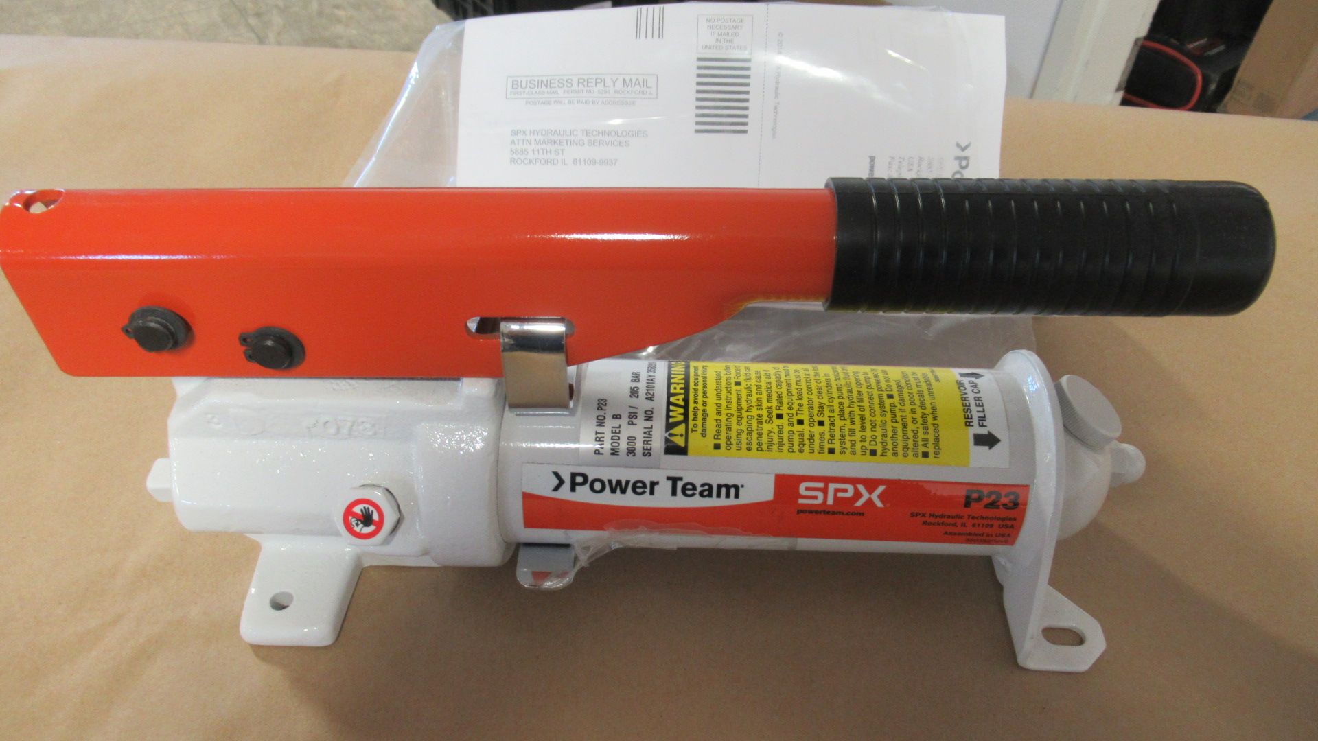 HYDRAULIC HAND PUMP psi SPX P23