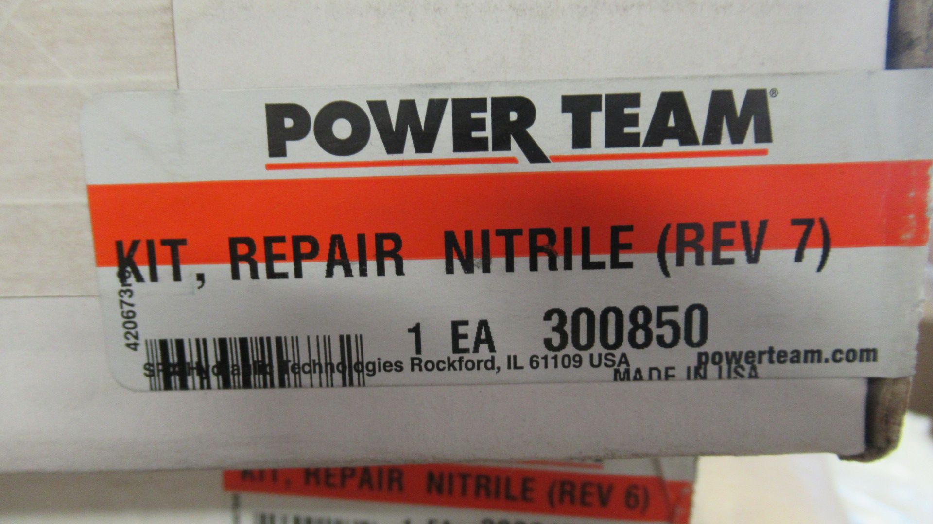 REPAIR KIT NITRILE (REV 7) SPX 300850 - Image 2 of 2