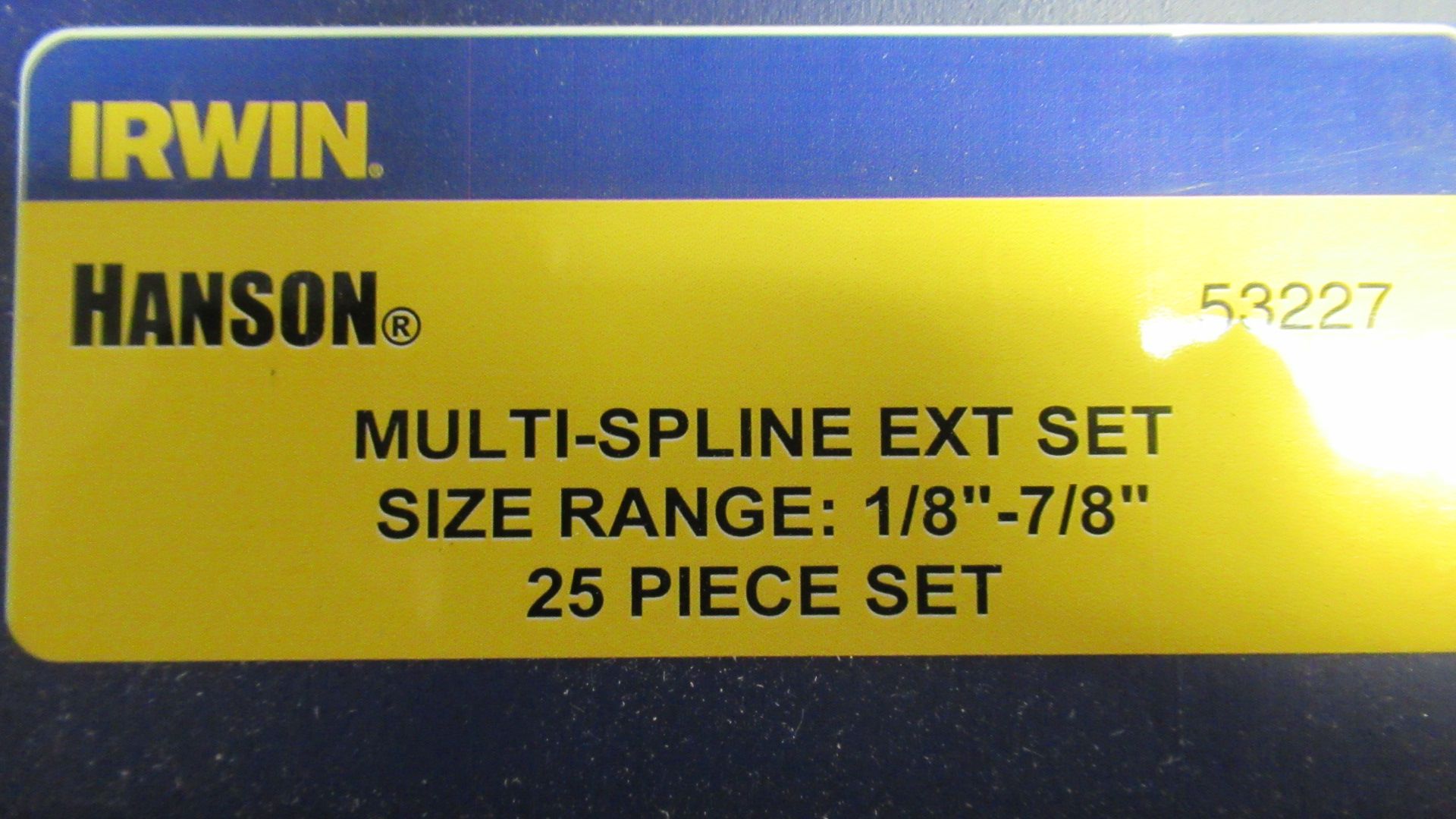 25PC MULTI-SPLINE EXT SET 1/8"-7/8" IRWIN 53227 - Image 2 of 2