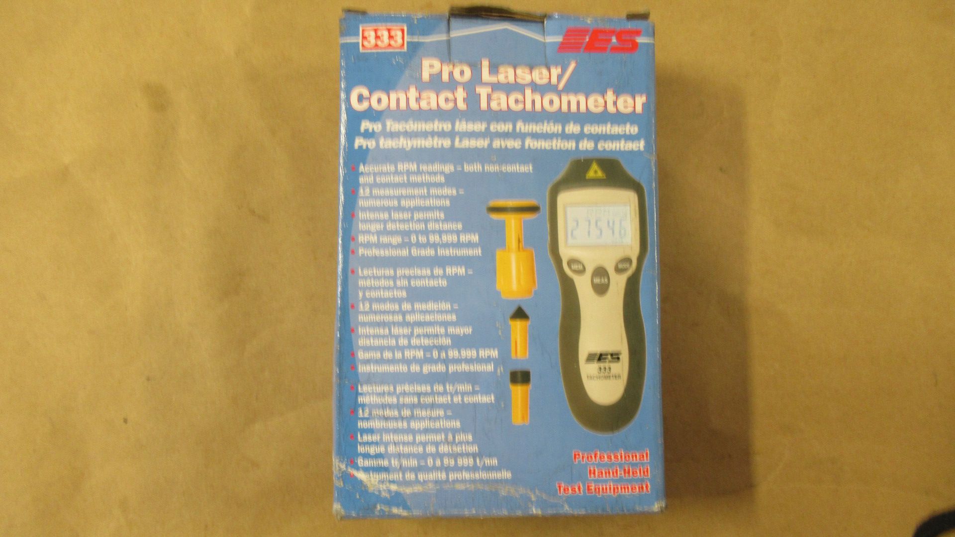 PRO LASER / CONTACT TACHOMETER ES-333