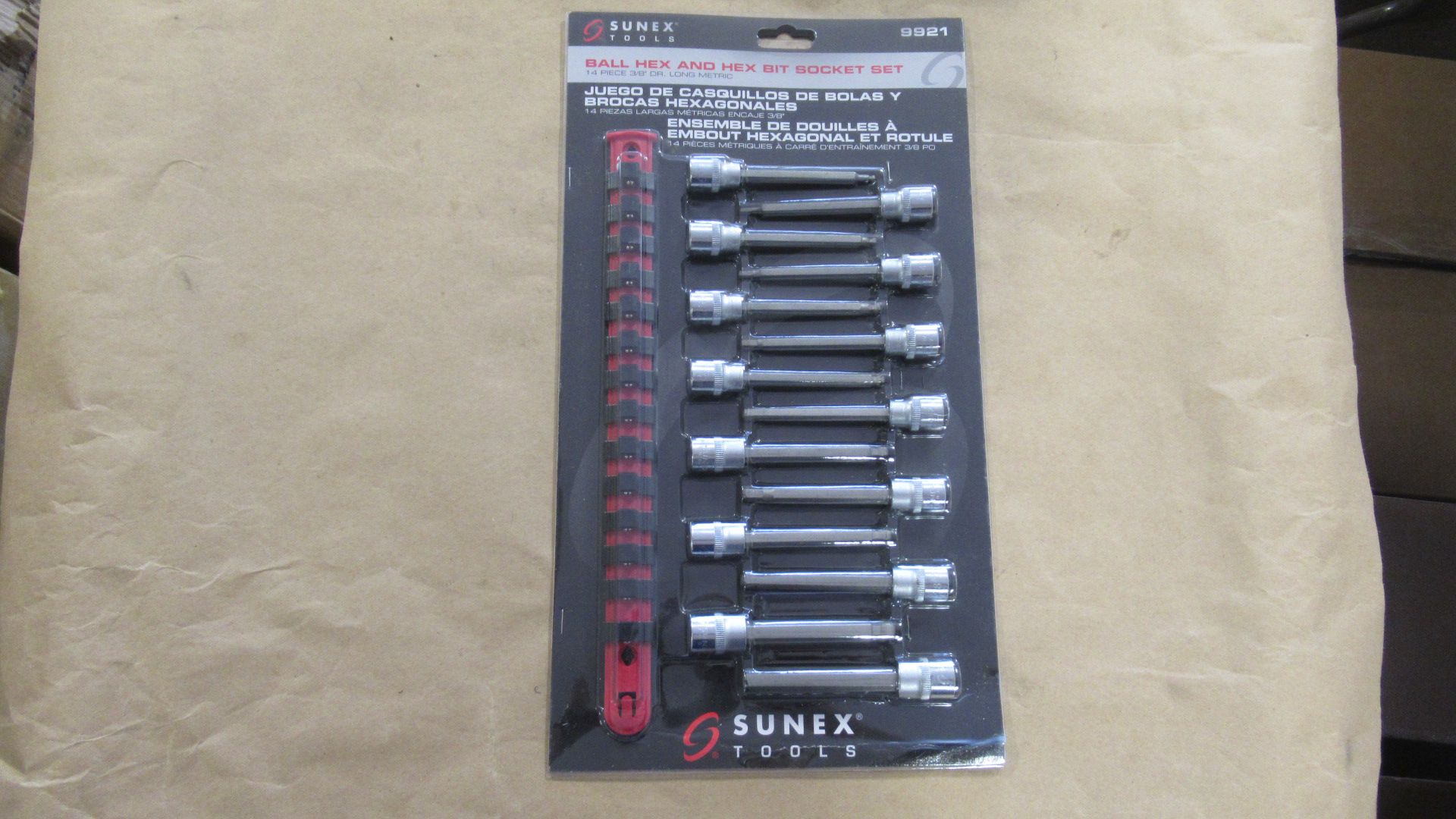 14PC 3/8" DR. LONG METRIC BALL HEX & HEX BIT SOCKET SET SUNEX TOOLS 9921