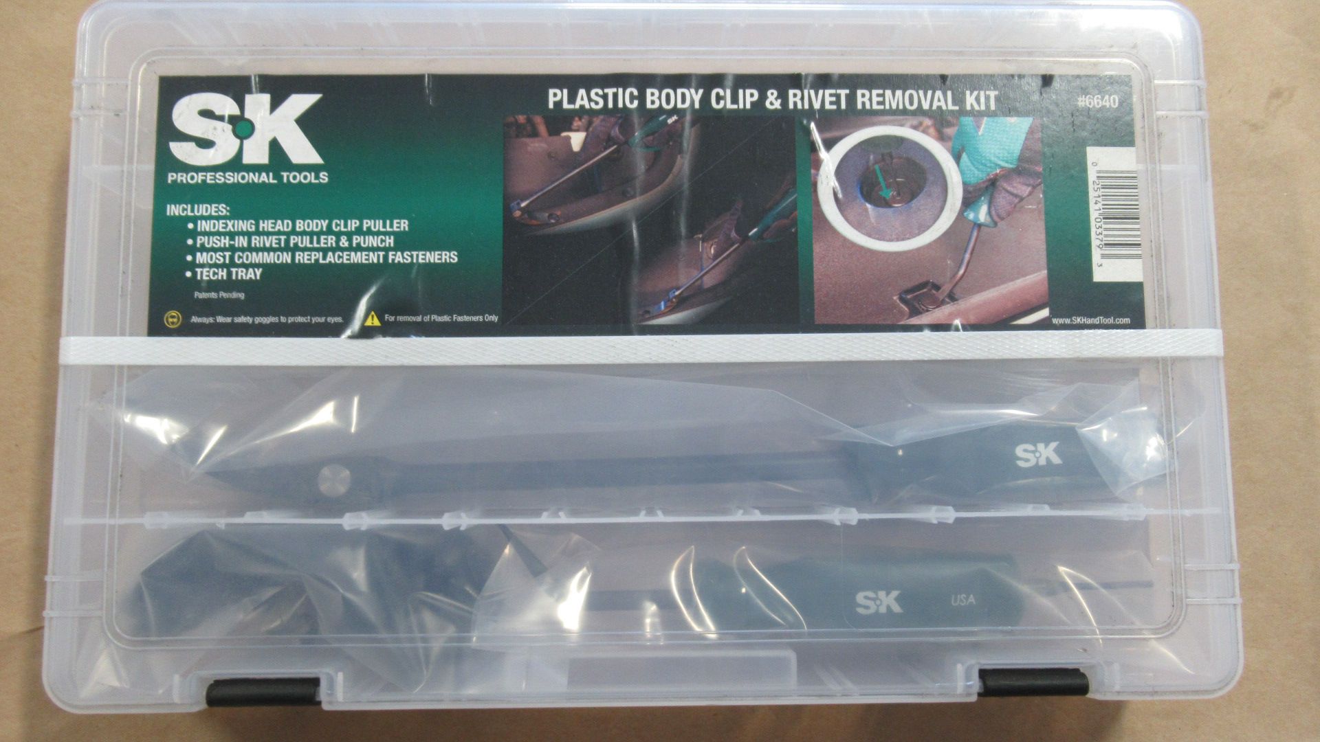 PLASTIC BODY CLIP & RIVET REMOVAL KIT SK 6640