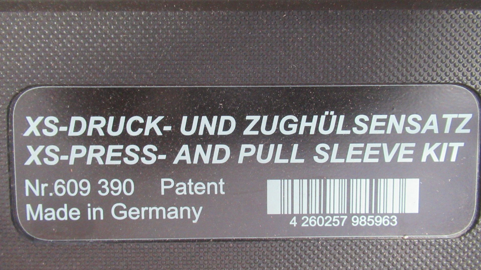 XS PRESS & PULL SLEEVE KIT MULLER WERKZEUG 609-390 - Image 2 of 2