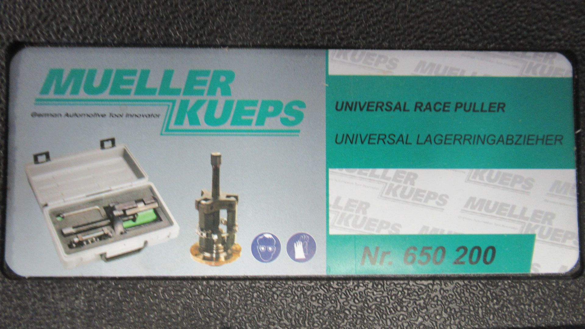 UNIVERSAL RACE PULLER MUELLER KUEPS 650-200 - Image 2 of 2