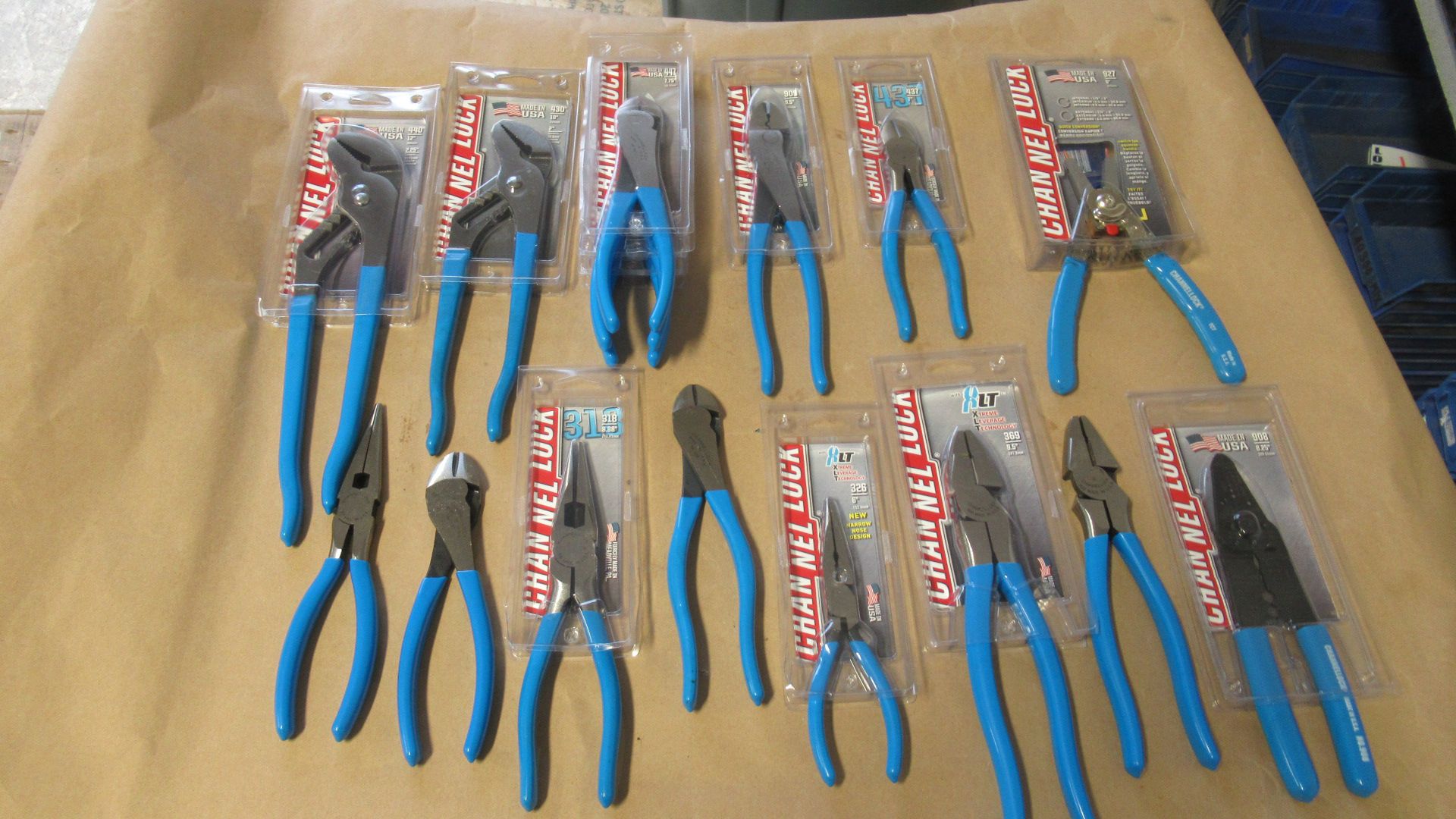 LOT DE 15 PINCES ASST CHANNEL LOCK