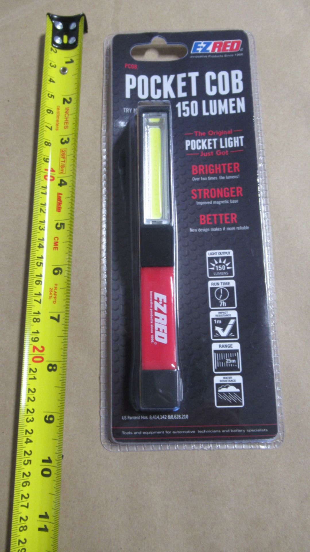 LAMPE DE POCHE/ FLASHLIGHT COB 150 LUMENS EZ RED PCOB