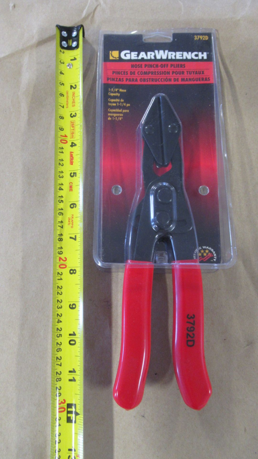 HOSE PINCH OFF PLIERS 1"-1/4"cap GW 3792D