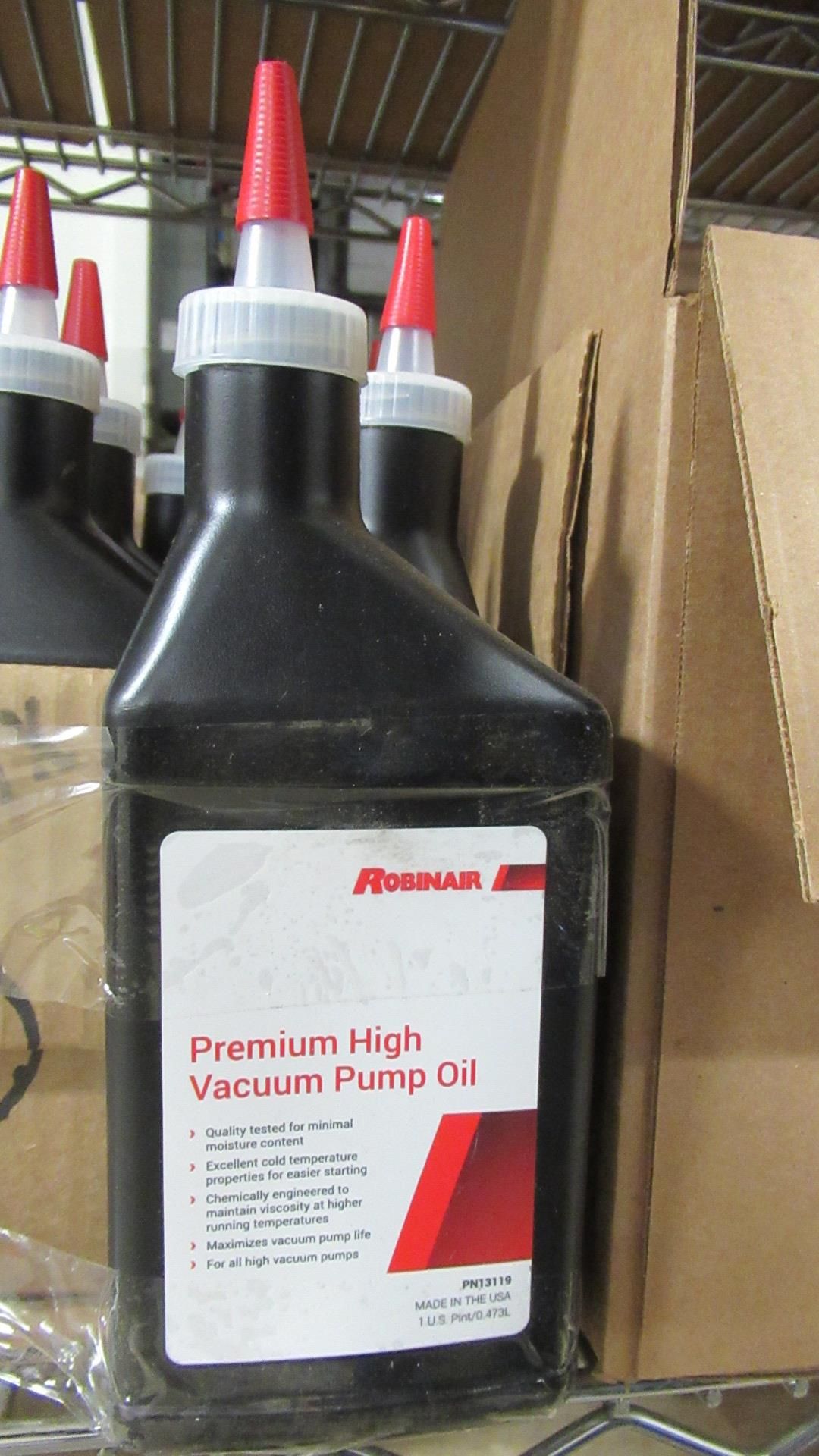 PREMIUM HIGH VACUUM PUMP OIL ROBINAIR 13119