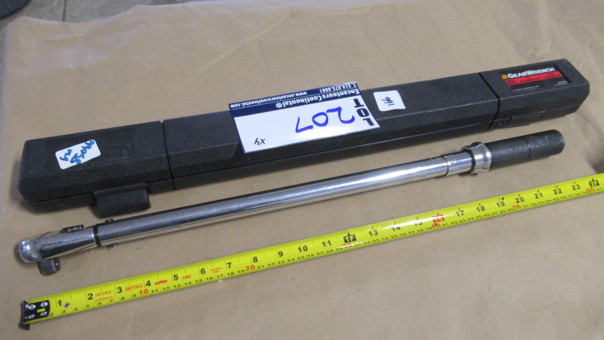 1/2" dr TORQUE WRENCH 30-250 ft-lbs GW 85066