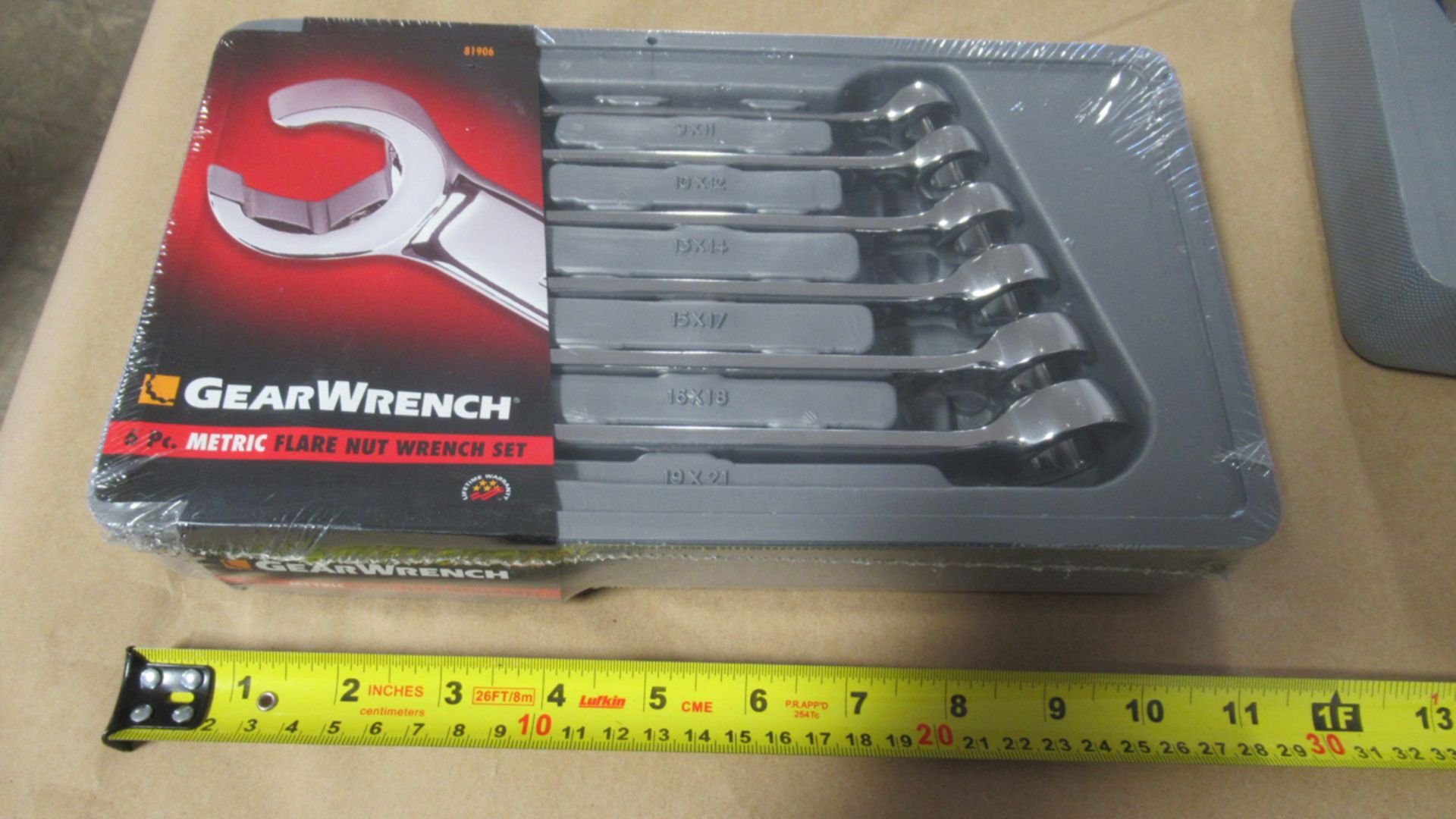 6 PC METRIC FLARE NUT WRENCH SET GW 81906