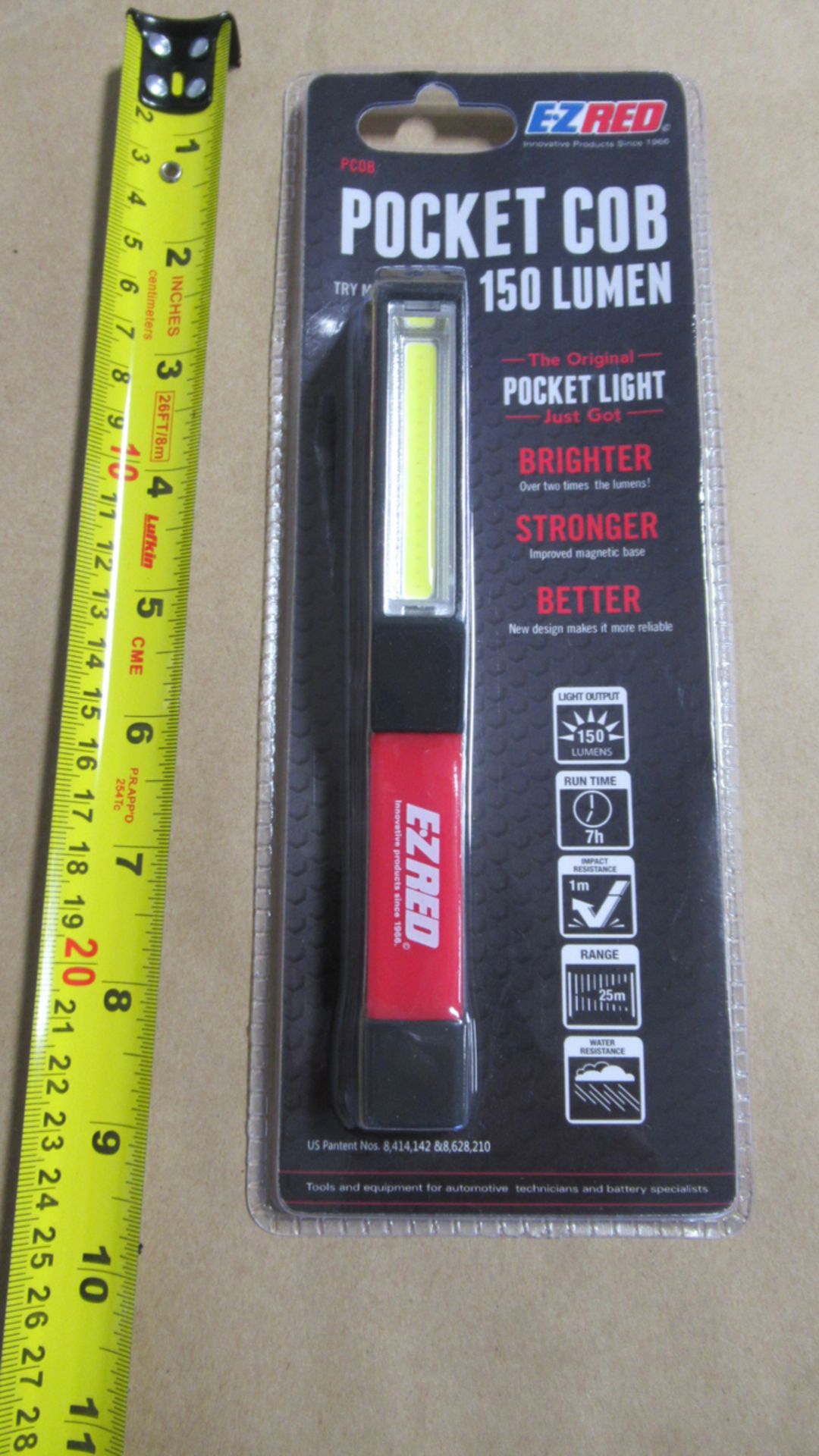 LAMPE DE POCHE/ FLASHLIGHT COB 150 LUMENS EZ RED PCOB