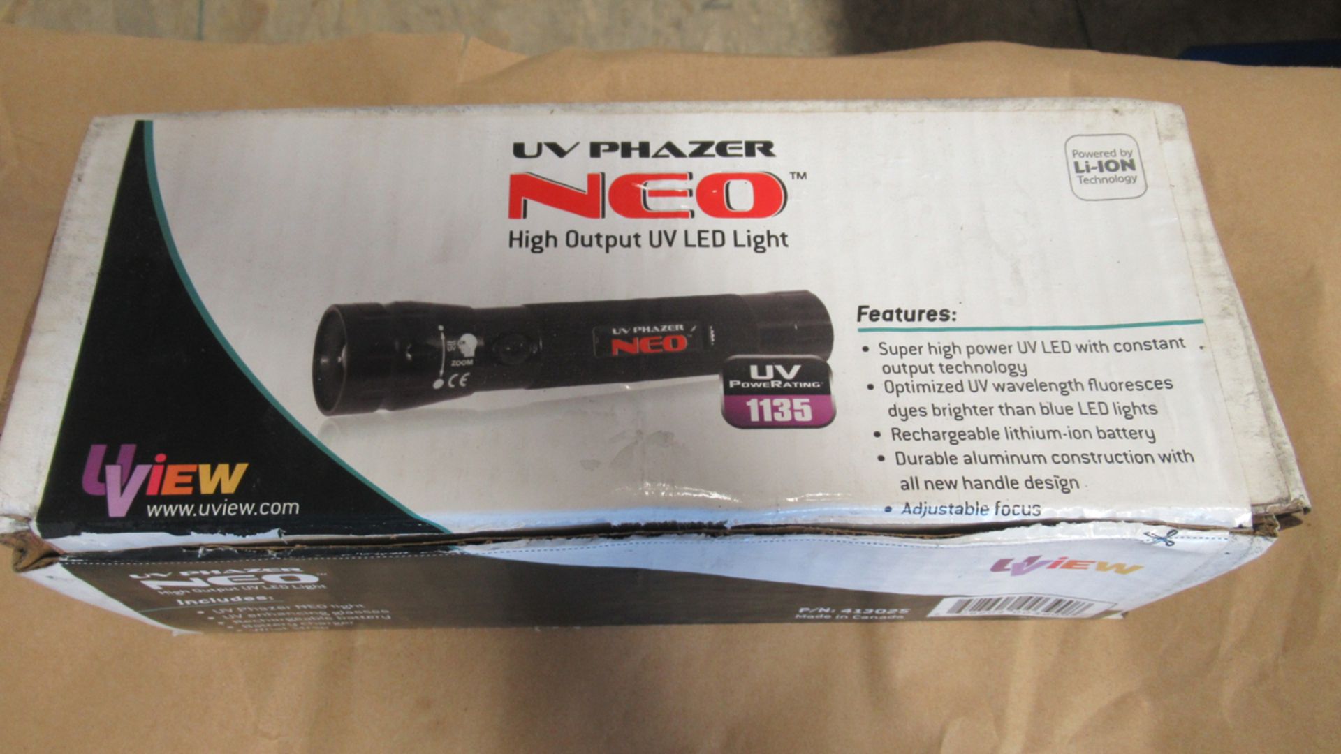 UV PHAZER NEO 11365 UVIEW 413025 - Image 2 of 2