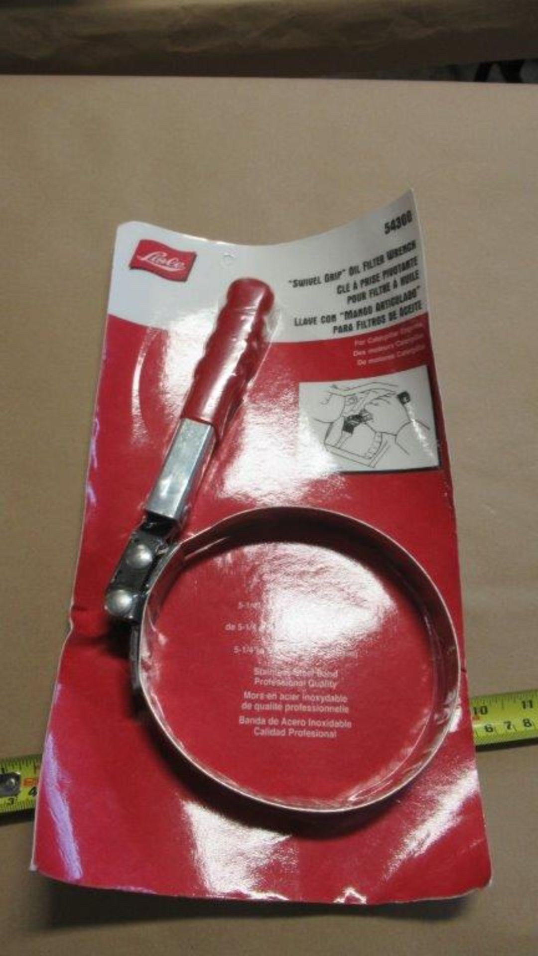 SWIVEL GRIP OIL FILTER WRENCH, LISLE 54300