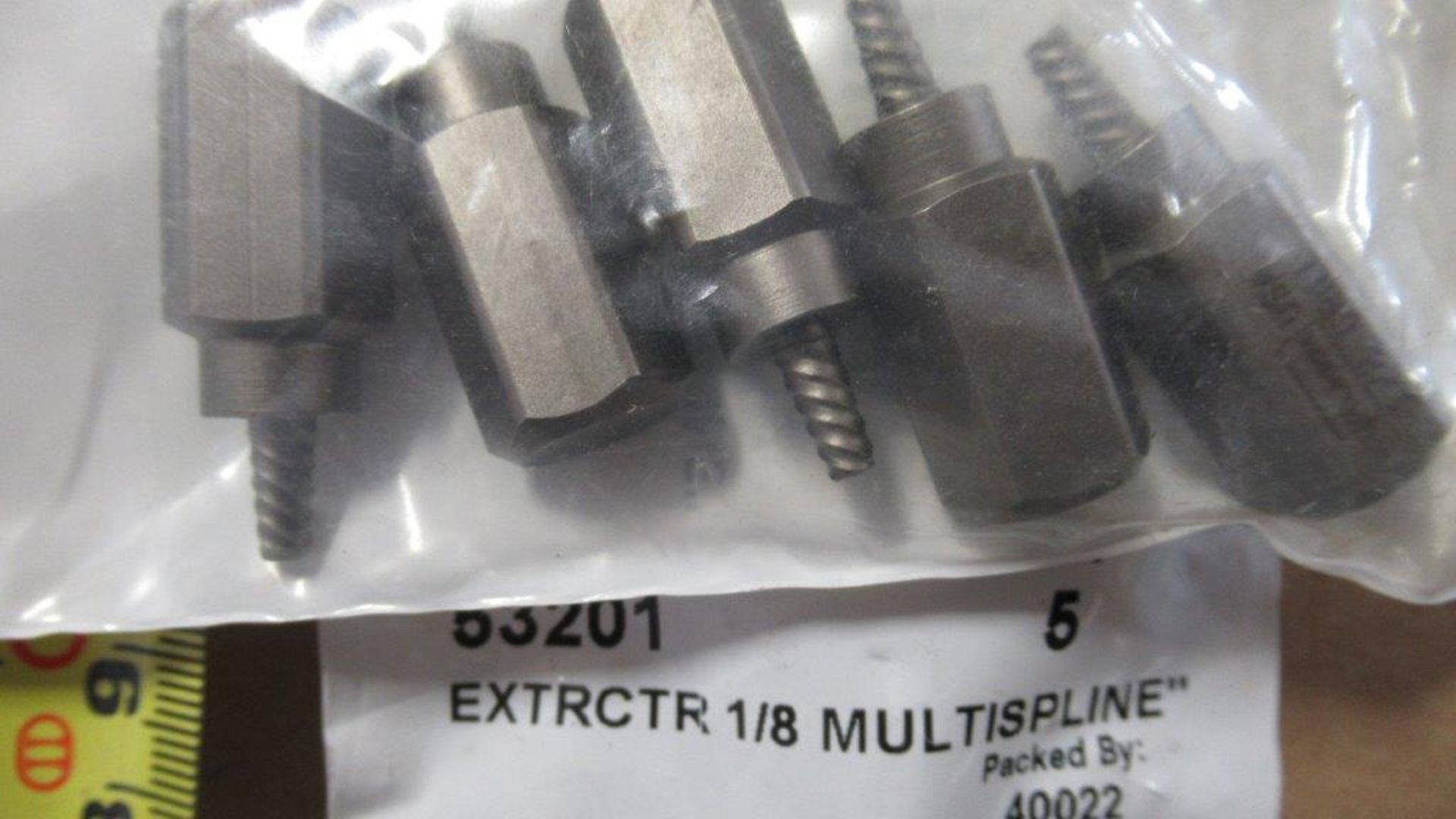 SETS: MUTLI SPLINE SCREW EXTRACTOR, ( 5 PCS / SET) 1/8'', IRWIN 53201