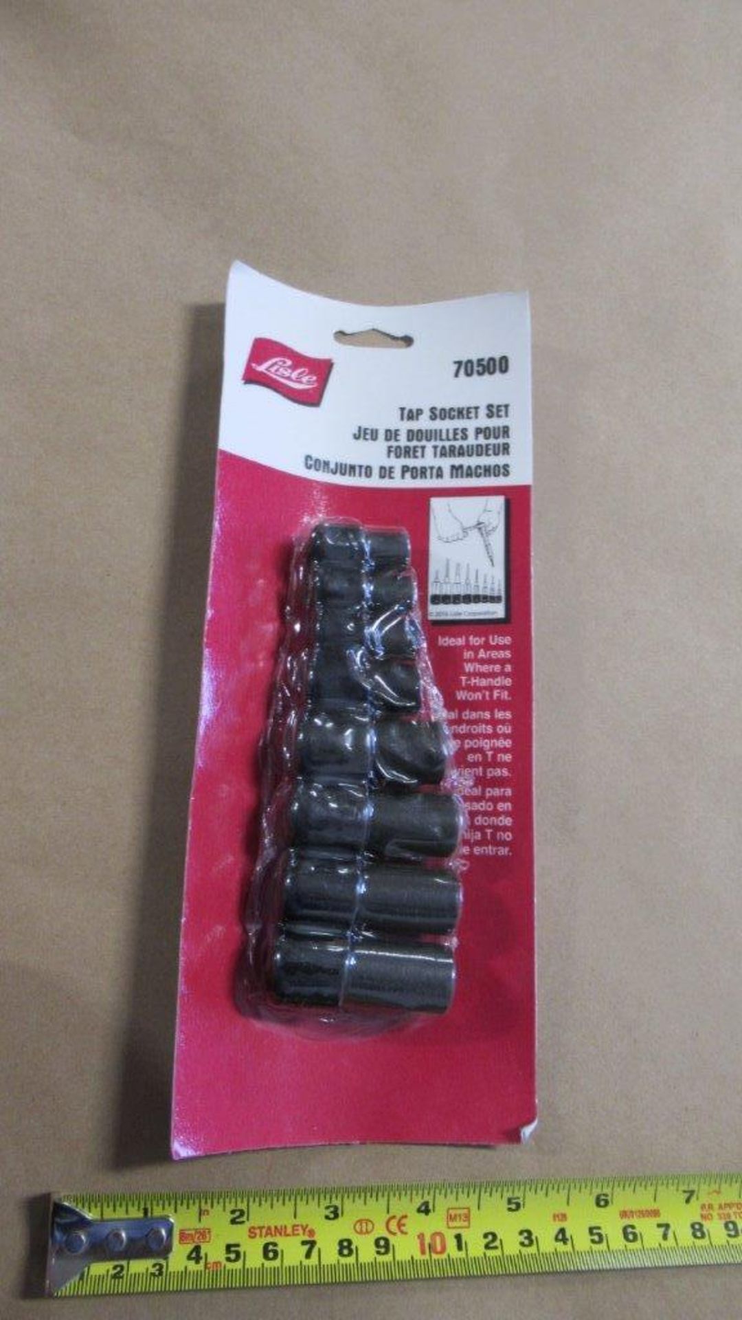 TAP SOCKET SET, LISLE 70500 (2 BOXES)