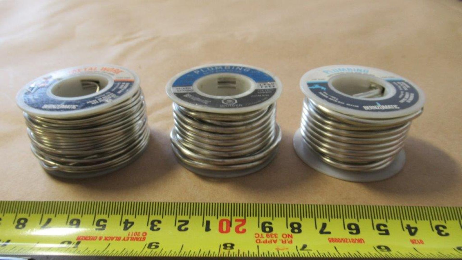 LOT: (20 pcs) ASST. SOLDER ROLLS - Image 3 of 3