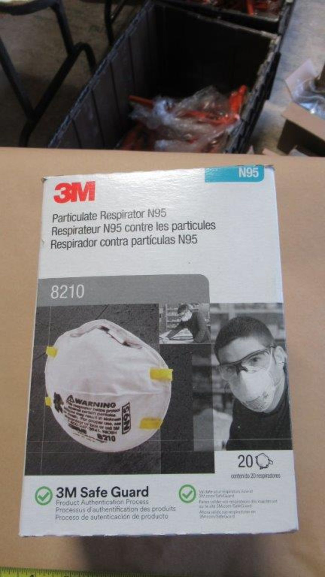 PARTICULATE RESPIRATOR N95, 3M 8210 - Image 2 of 2