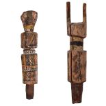Artist Once Known (-) Two Tiwi Pukumani Poles