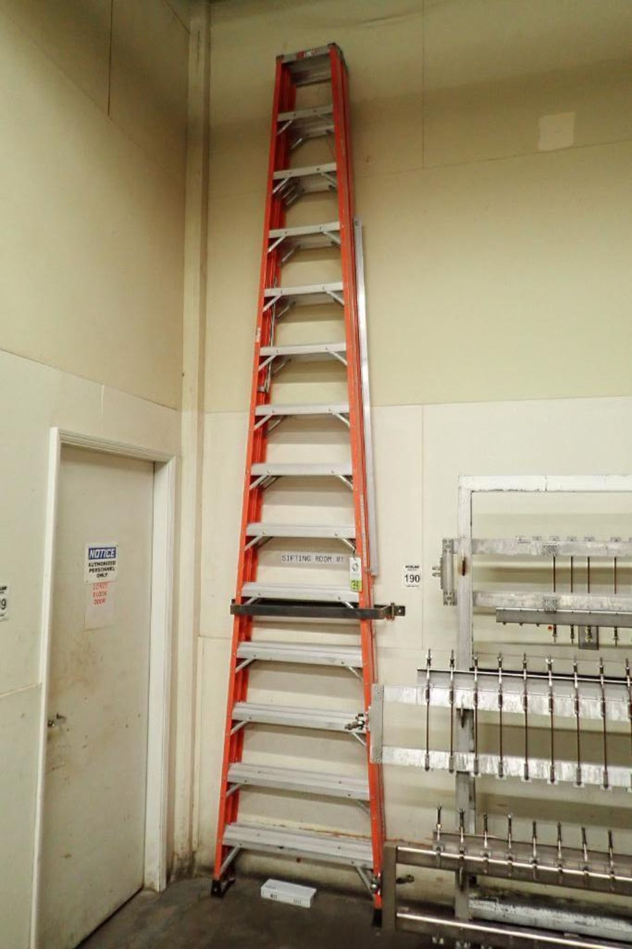 Louisville 14 ft. step-ladder. **Rigging Fee: $10**