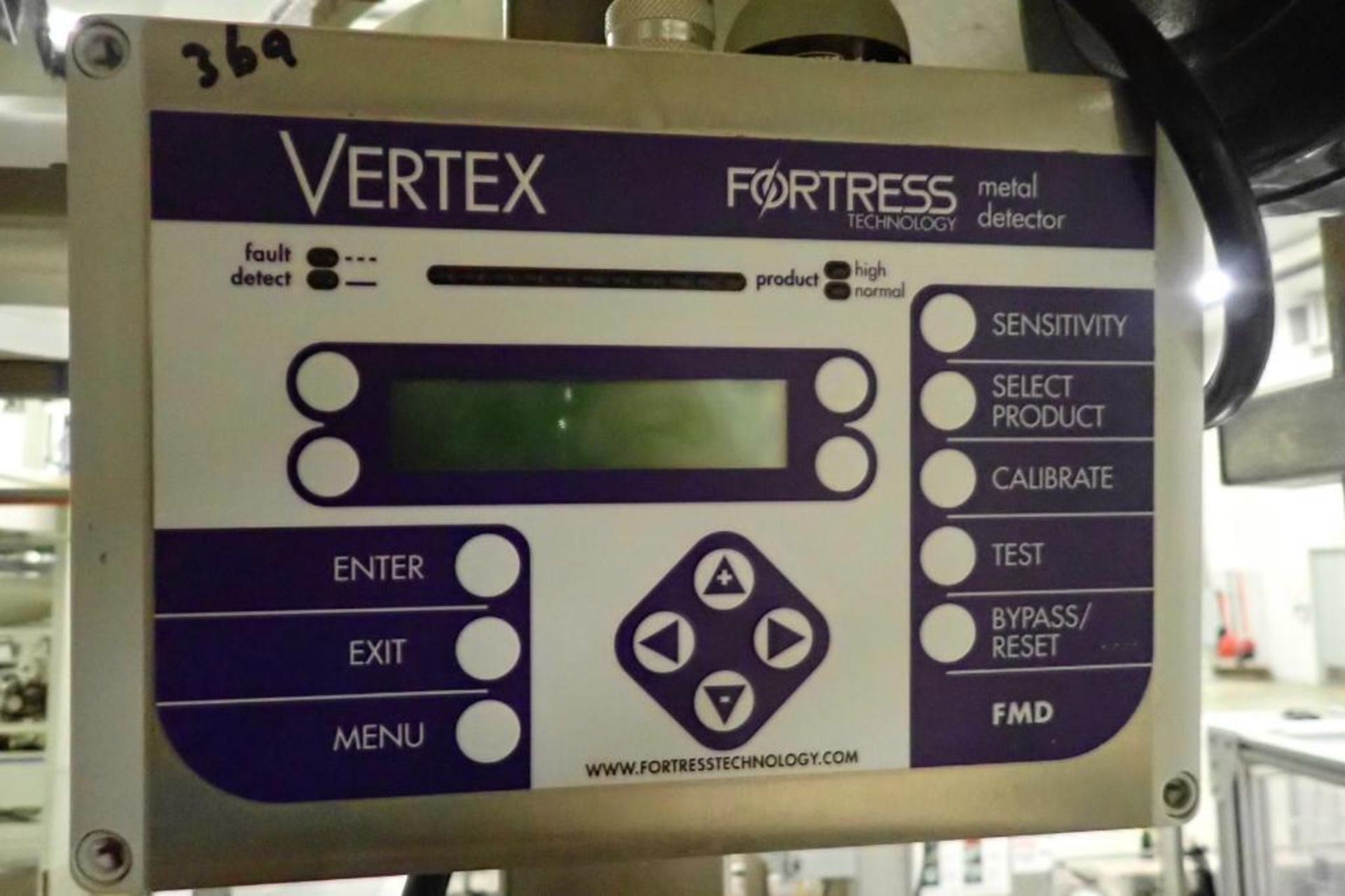 Fortress Vertex flow-through metal detector, 8 in. dia aperture. **Rigging Fee: $50** - Image 3 of 4