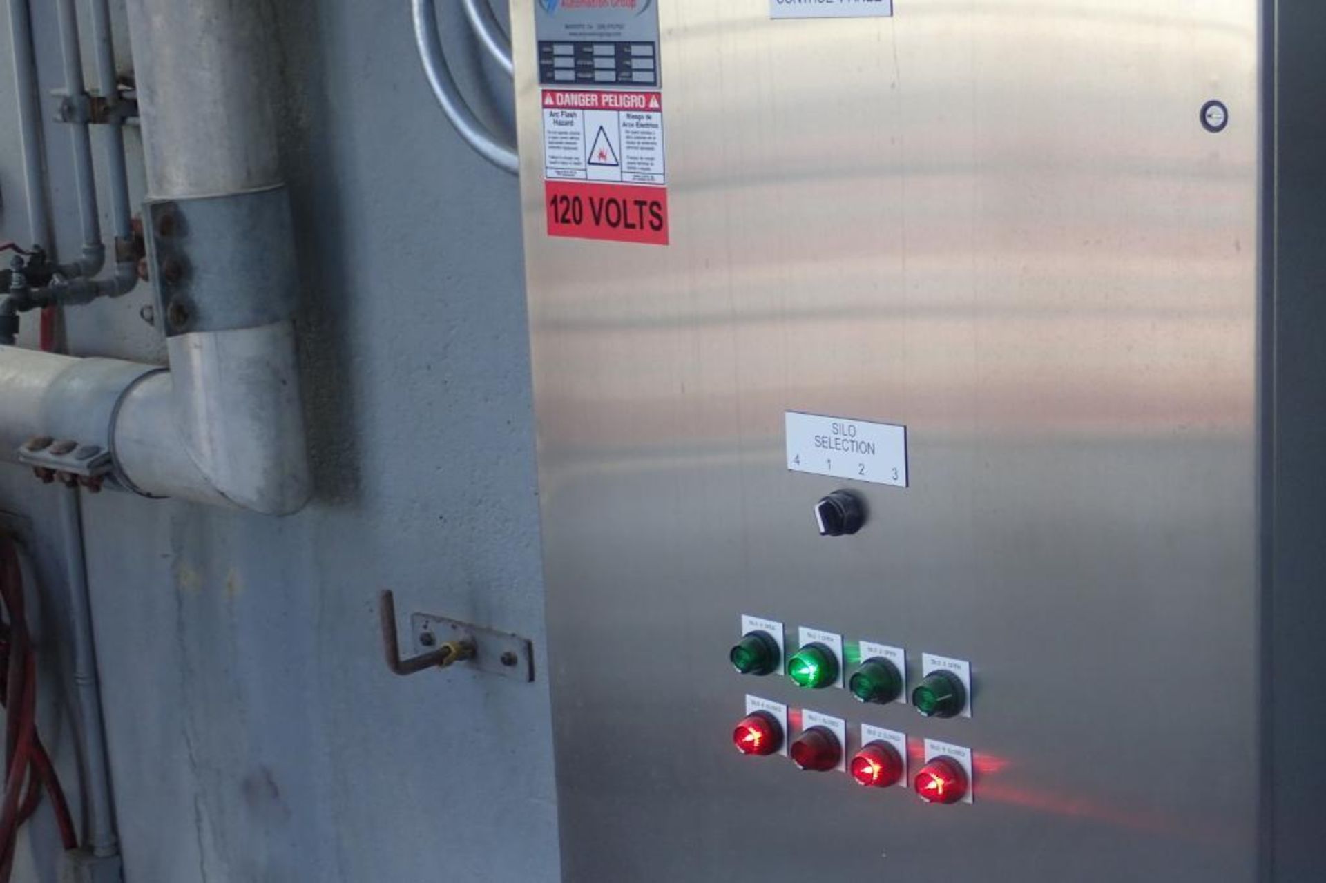 Industrial Automation SS control panel, w/ Allen Bradley Compact Logix L16ER PLC, for flour silos. * - Image 6 of 8