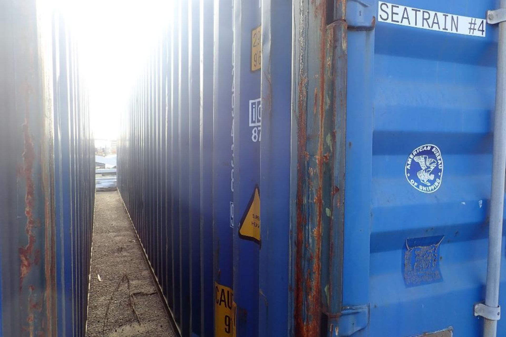 2005 CIMC shipping container, Type: 1AAA-153H45G1G, 40 ft. long x 92 in. wide x 102 in. tall. **Rigg - Image 4 of 8