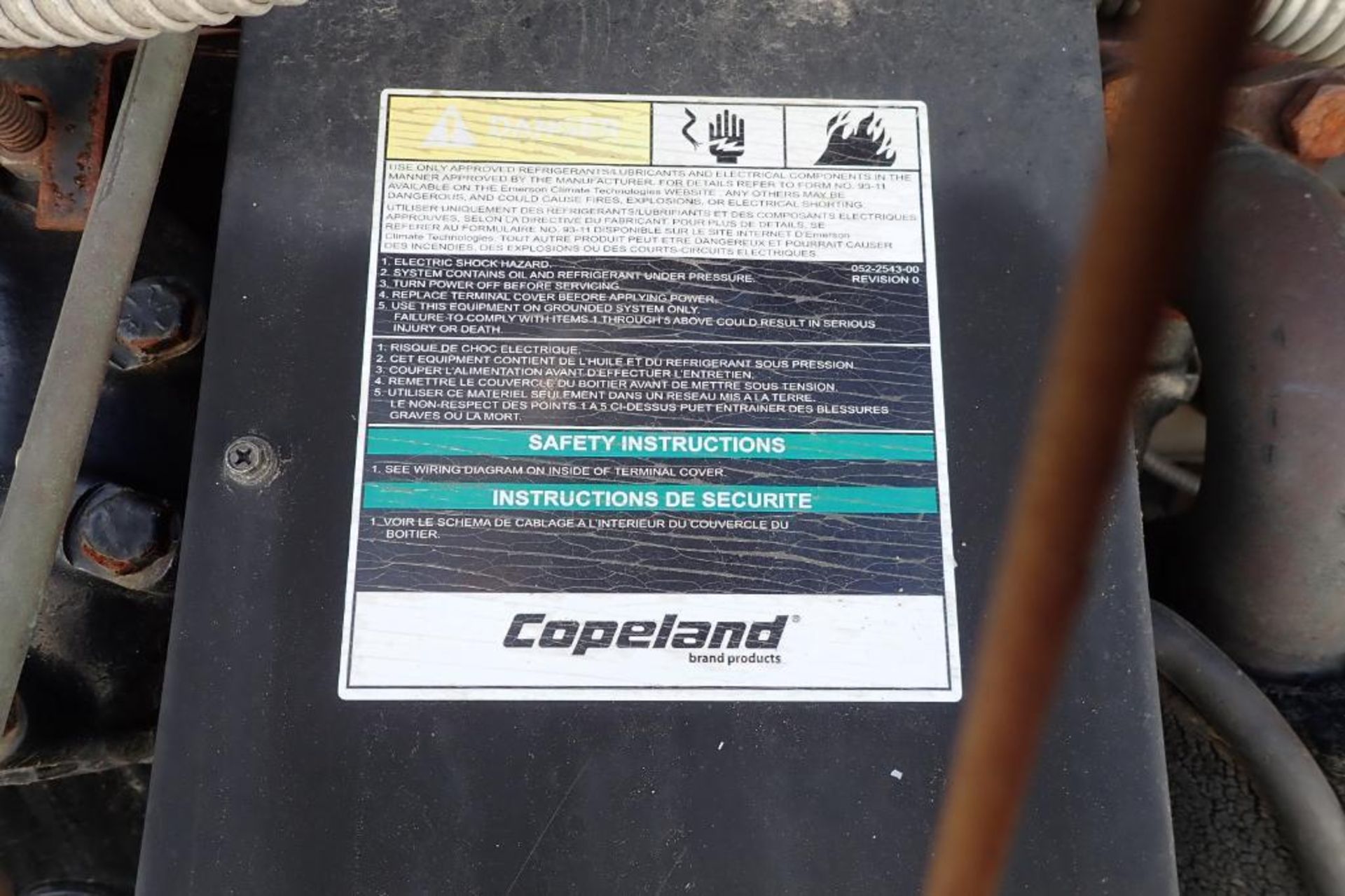 Copeland glycol chiller, R407A refrigerant. **Rigging Fee: $1000** - Image 7 of 9