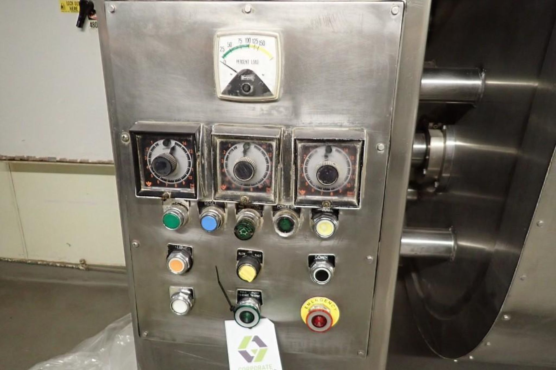 Peerless roller bar mixer, Model 555 HD, SN: 76045. **Rigging Fee: $1500** - Image 4 of 25