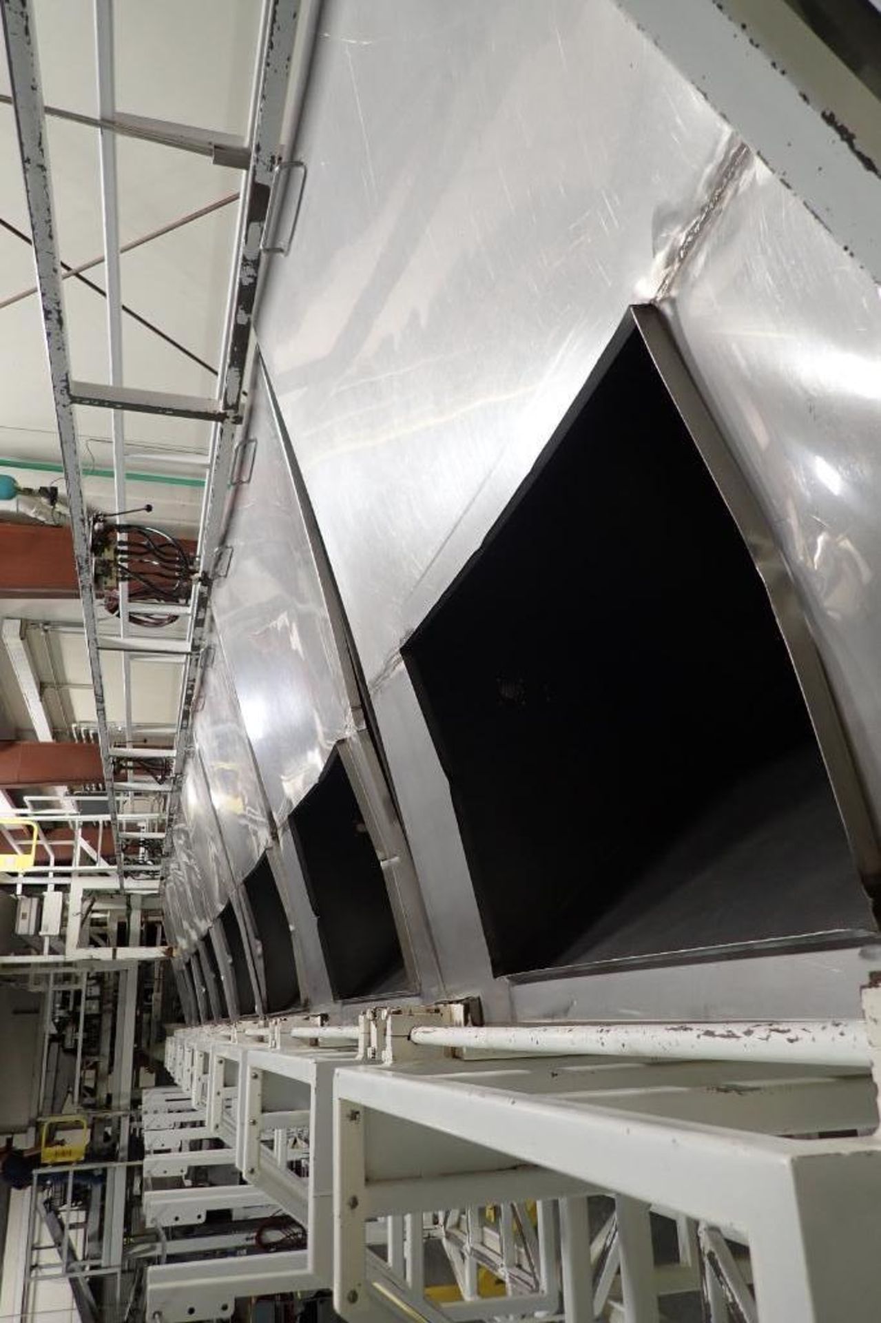 Allen 9 station tote dumping system, 52 ft. long overall, dumps totes 52 in. wide x 42 in. deep, 57 - Image 12 of 15