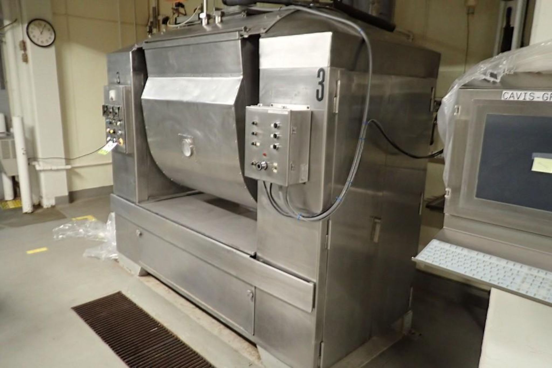 Peerless roller bar mixer, Model 555 HD, SN: 76045. **Rigging Fee: $1500** - Image 2 of 25