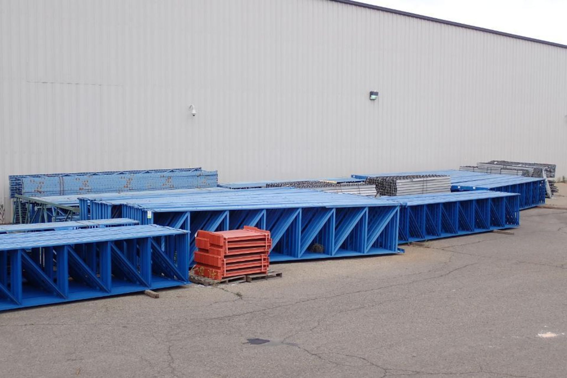 Bolt together heavy duty flow racking, approx.(200) 24 ft. tall x 44 in. wide uprights, 3 in. C-chan - Image 3 of 37