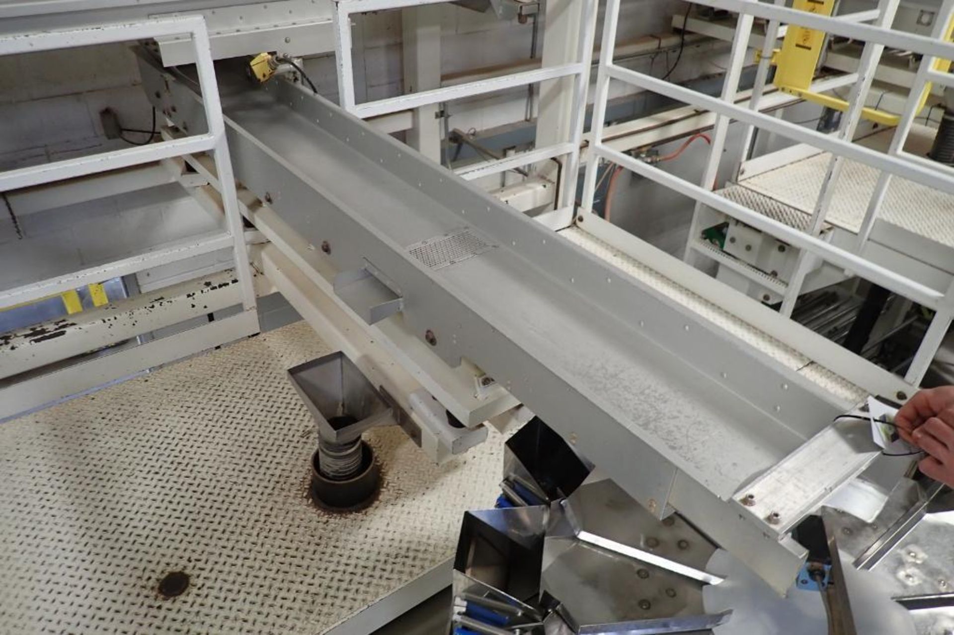 SS vibratory conveyor, 9 ft. long x 12 in. wide x 4 in. deep. **Rigging Fee: $250** - Image 5 of 8