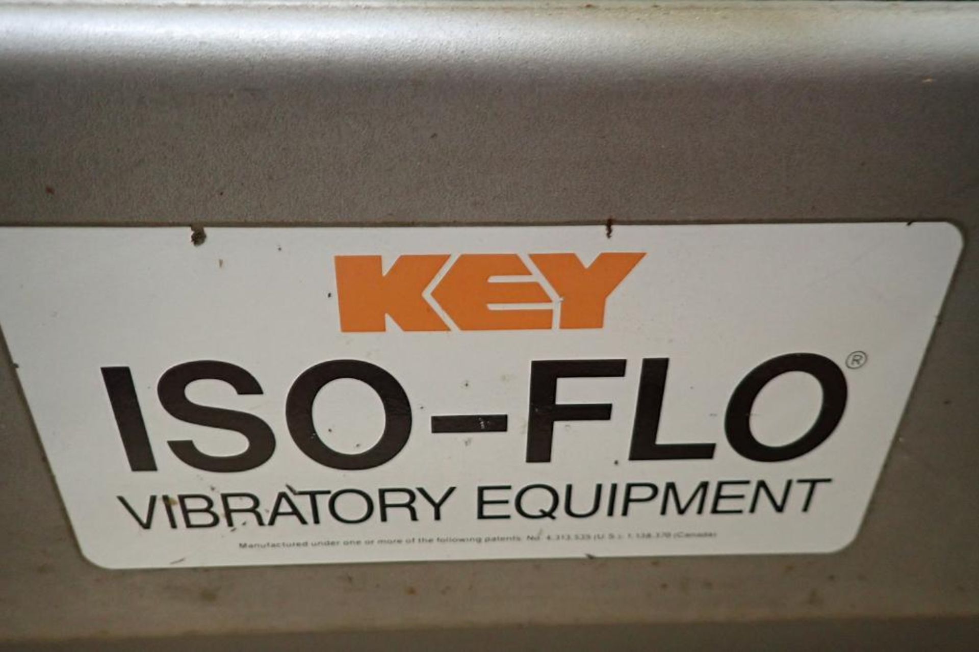 Key vibratory conveyor, 92 in. long x 12 in. wide x 6 in. deep, no frame. **Rigging Fee: $100** - Image 8 of 8