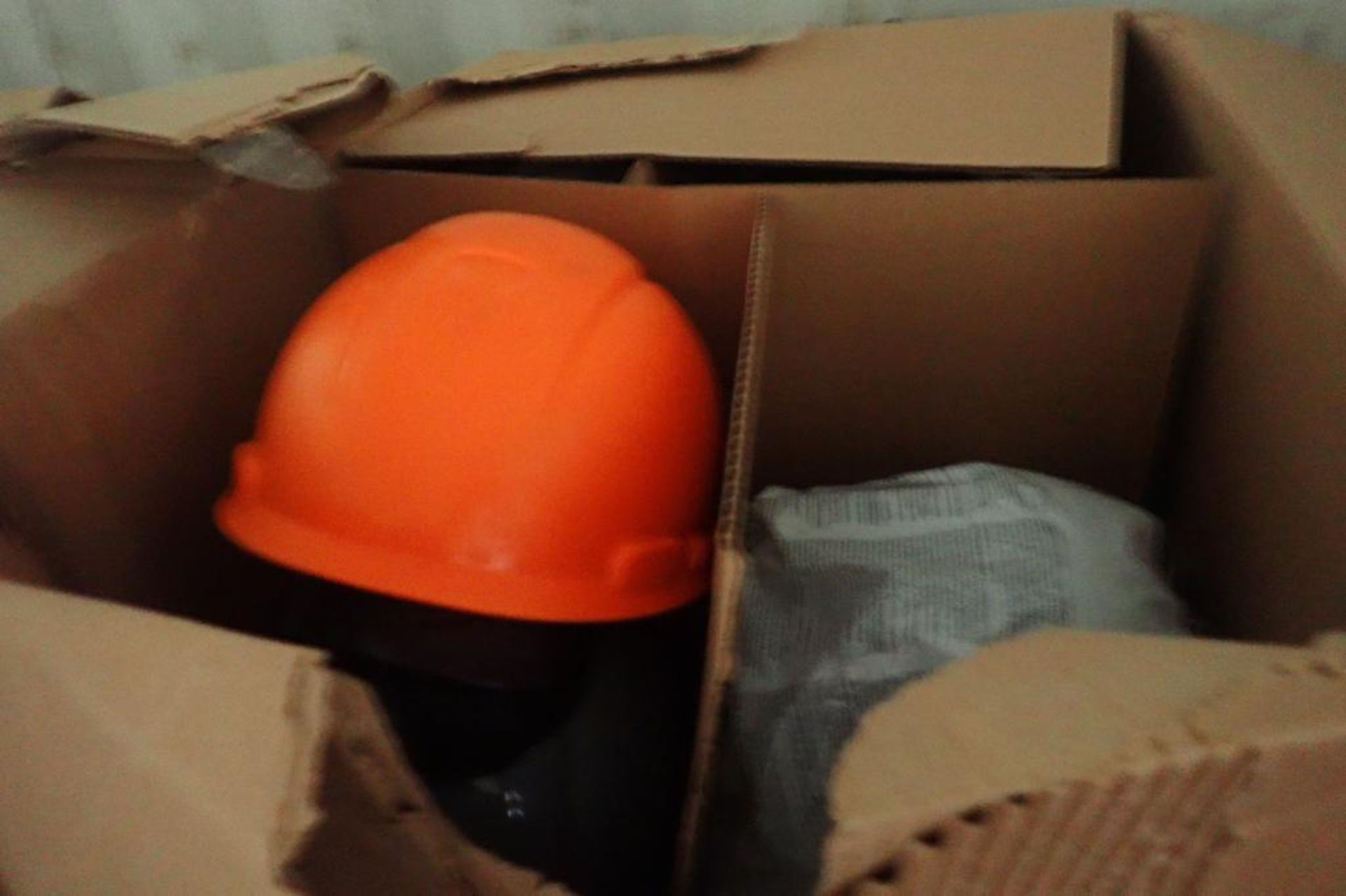(4) boxes of new ConAgra Foods hard hats. **Rigging Fee: $50** - Image 6 of 6