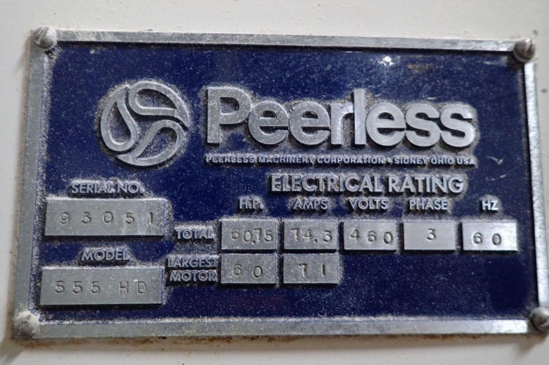 Peerless SS roller bar mixer, Model 555HD, SN 93051, 42 in. bowl, jacketed. **Rigging Fee: $1500** - Image 16 of 18